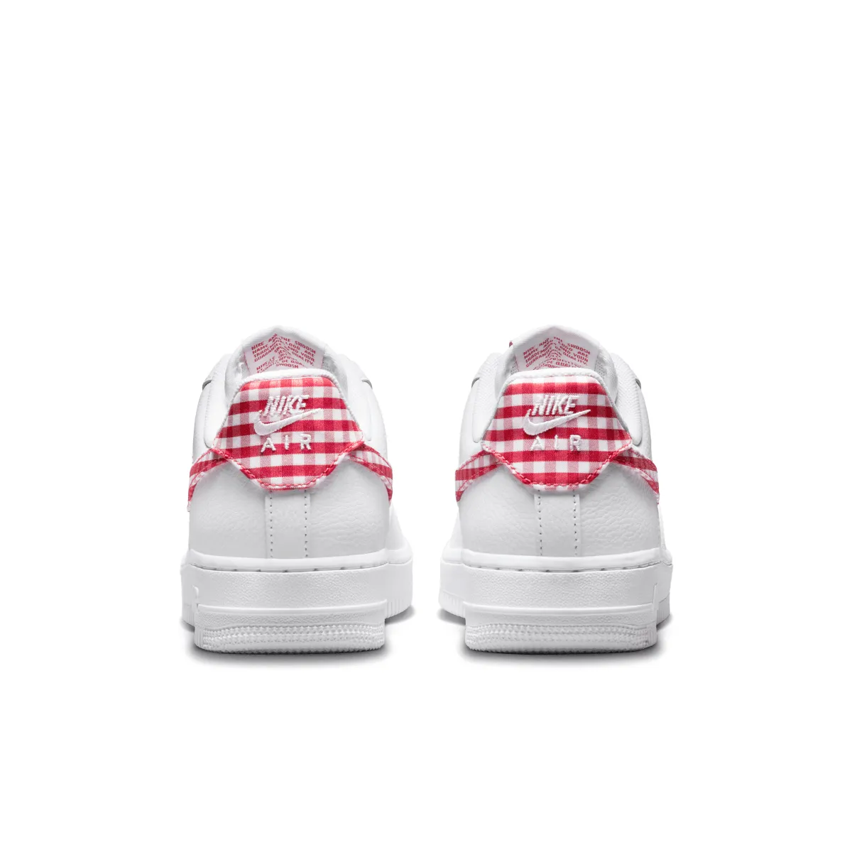 Wmns Air Force 1 ??07 'Gingham Red' Ground Control