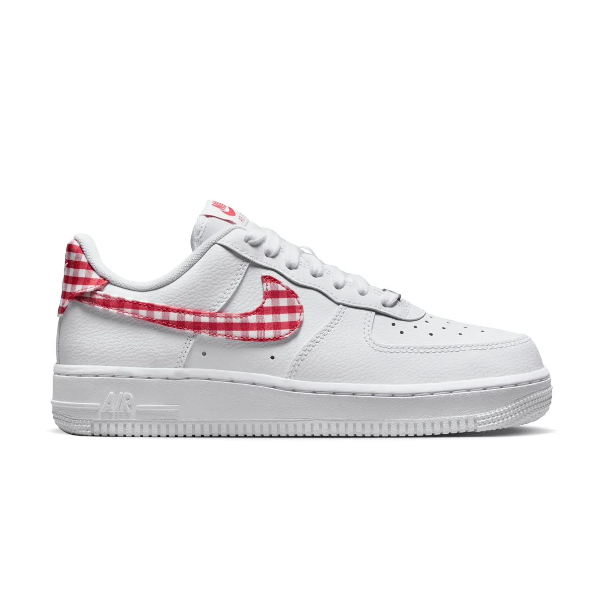 Wmns Air Force 1 ??07 'Gingham Red' Lifestyle Choice