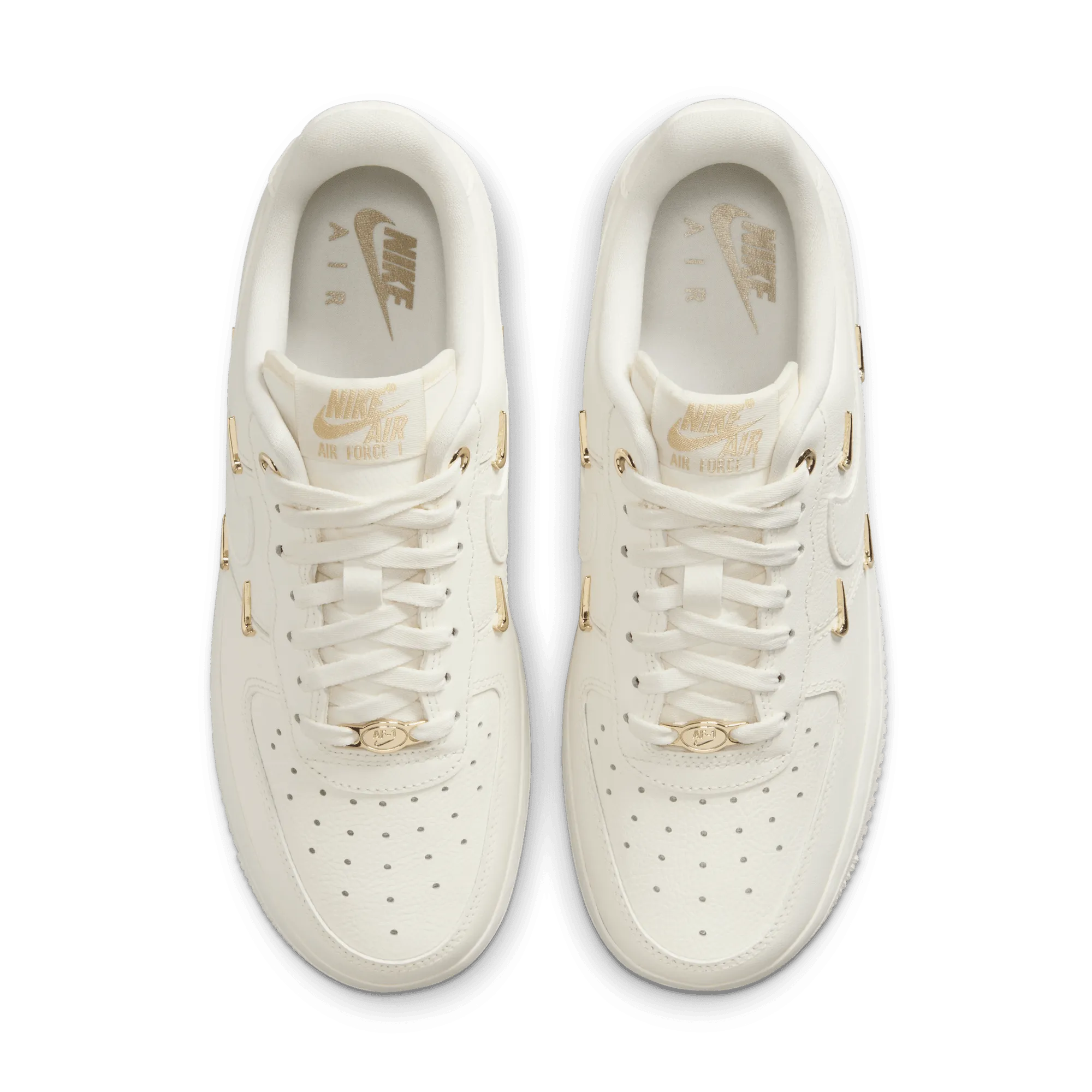 Canvas Material Wmns Air Force 1 '07 LX 'Sail Metallic Gold'