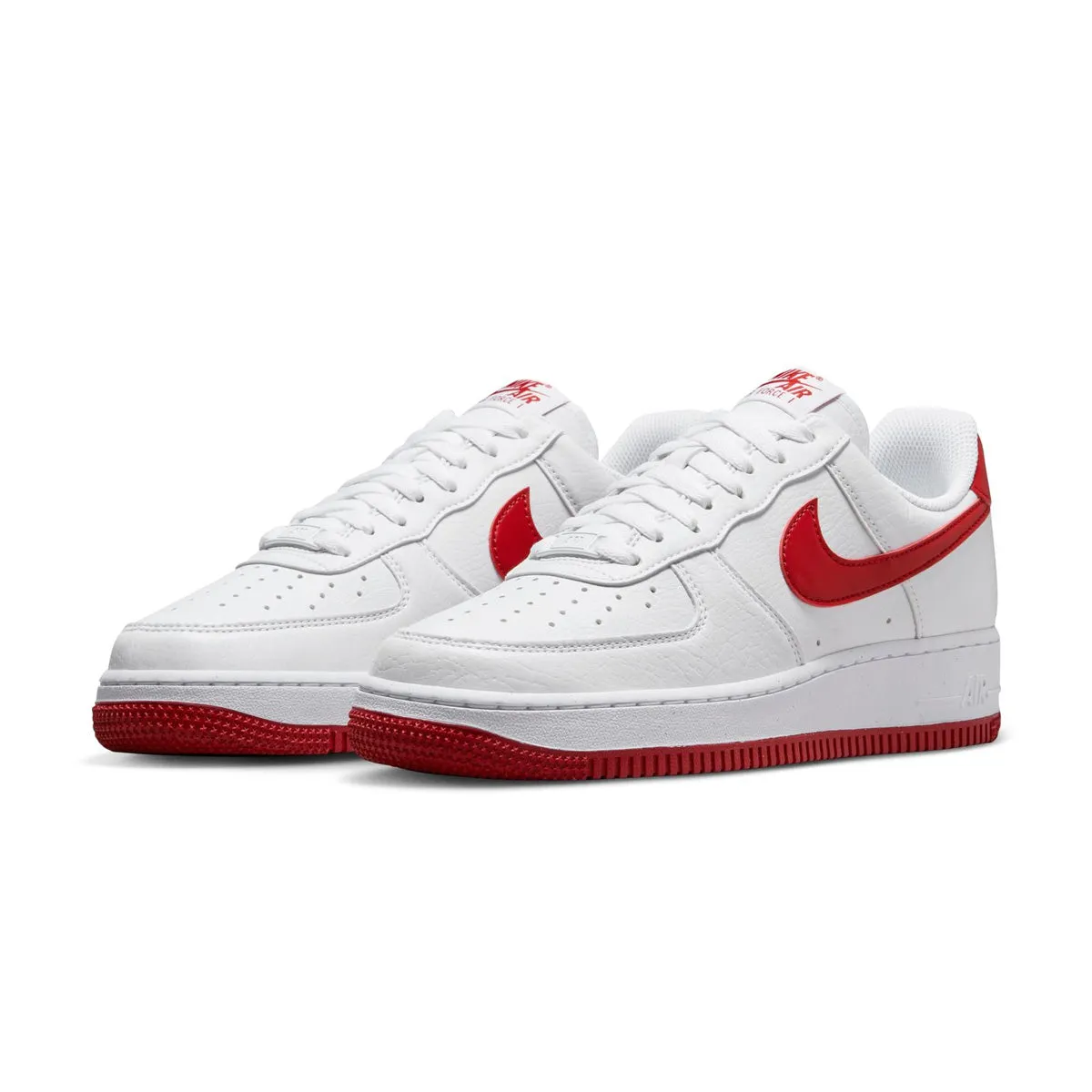 Wmns Air Force 1 ??07 Next Nature 'White Red' Step Style Steady Grip