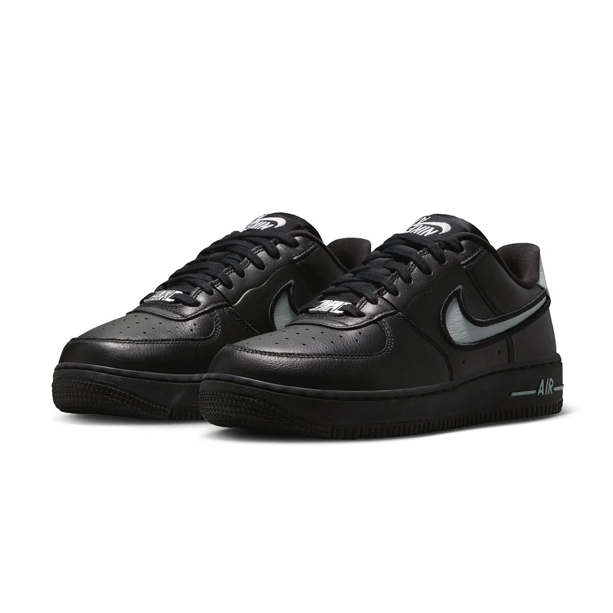 evening run Wmns Air Force 1 Dance 'Black Metallic Silver'