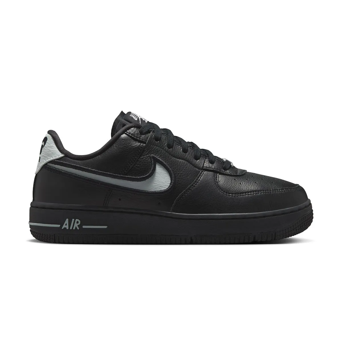 Slip Resistant Outsole Eco Friendly Wmns Air Force 1 Dance 'Black Metallic Silver'