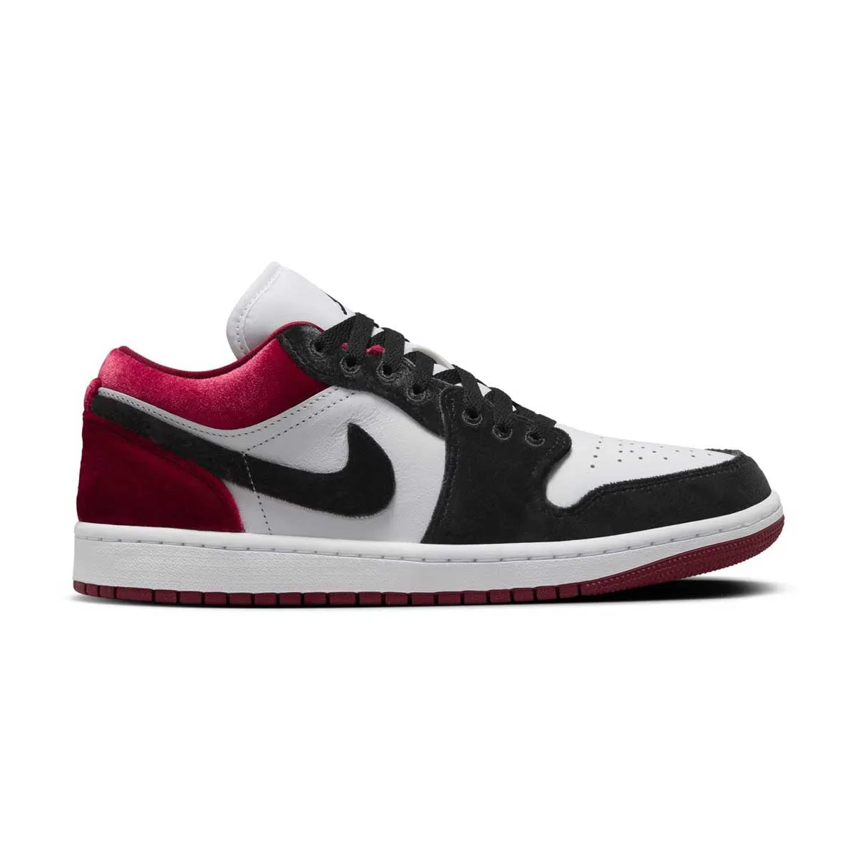 Wmns Air Jordan 1 Low SE 'Velvet Black Toe' Calm Hike