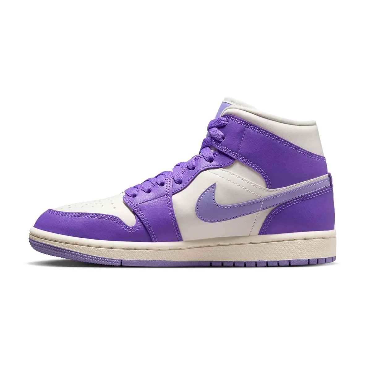 Lean Look Wmns Air Jordan 1 Mid 'Action Grape'