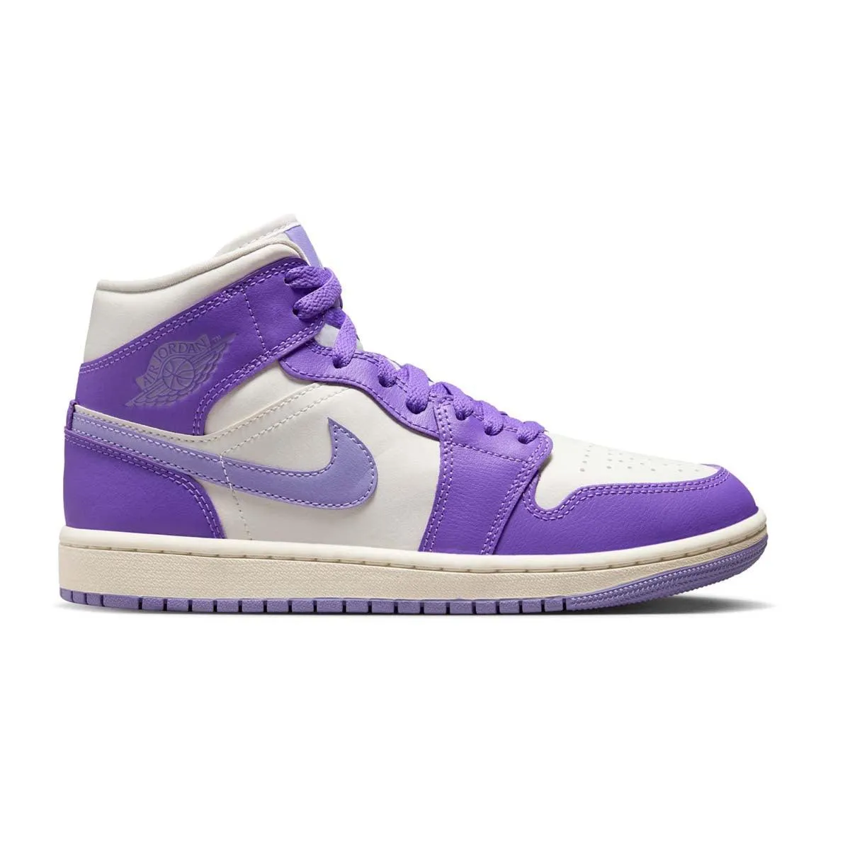 Urban Walking Wmns Air Jordan 1 Mid 'Action Grape'