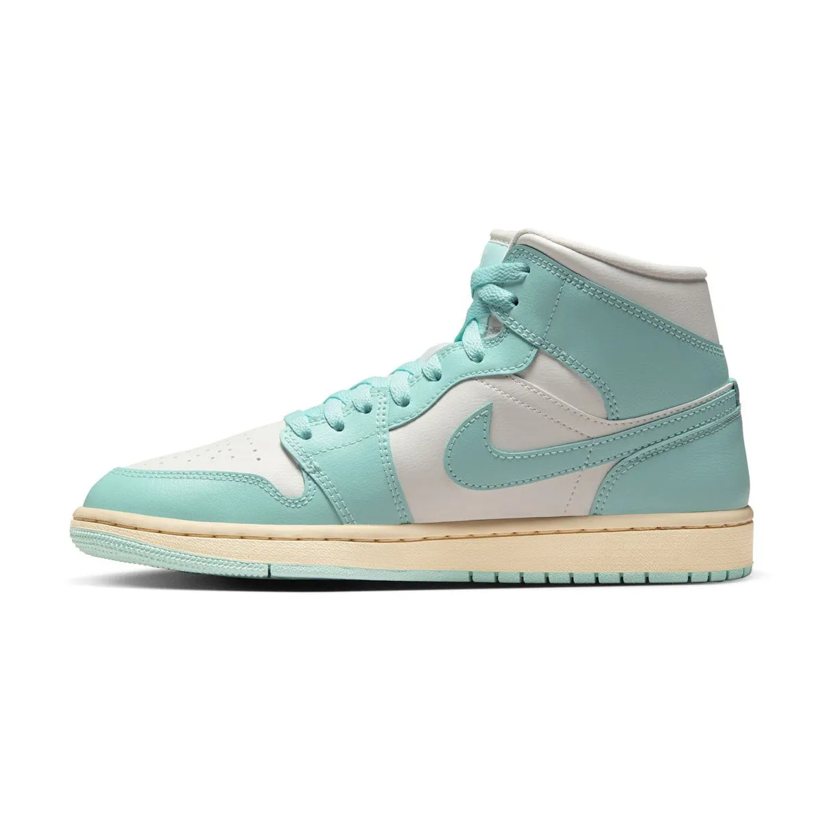 Energy return Comfort Enhancement Wmns Air Jordan 1 Mid 'Light Dew Muslin'