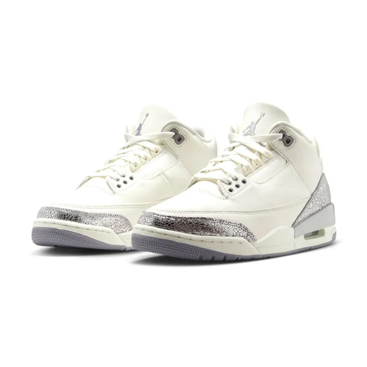 Wmns Air Jordan 3 Retro 'Sail Cement Grey' Versatile Footwear Smart stability