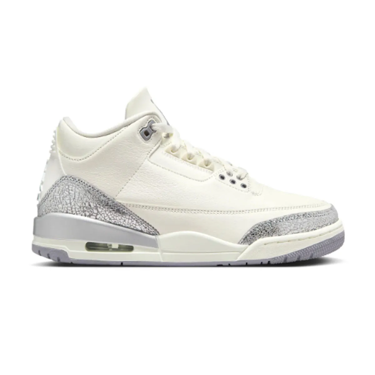 Wmns Air Jordan 3 Retro 'Sail Cement Grey' Dynamic chic