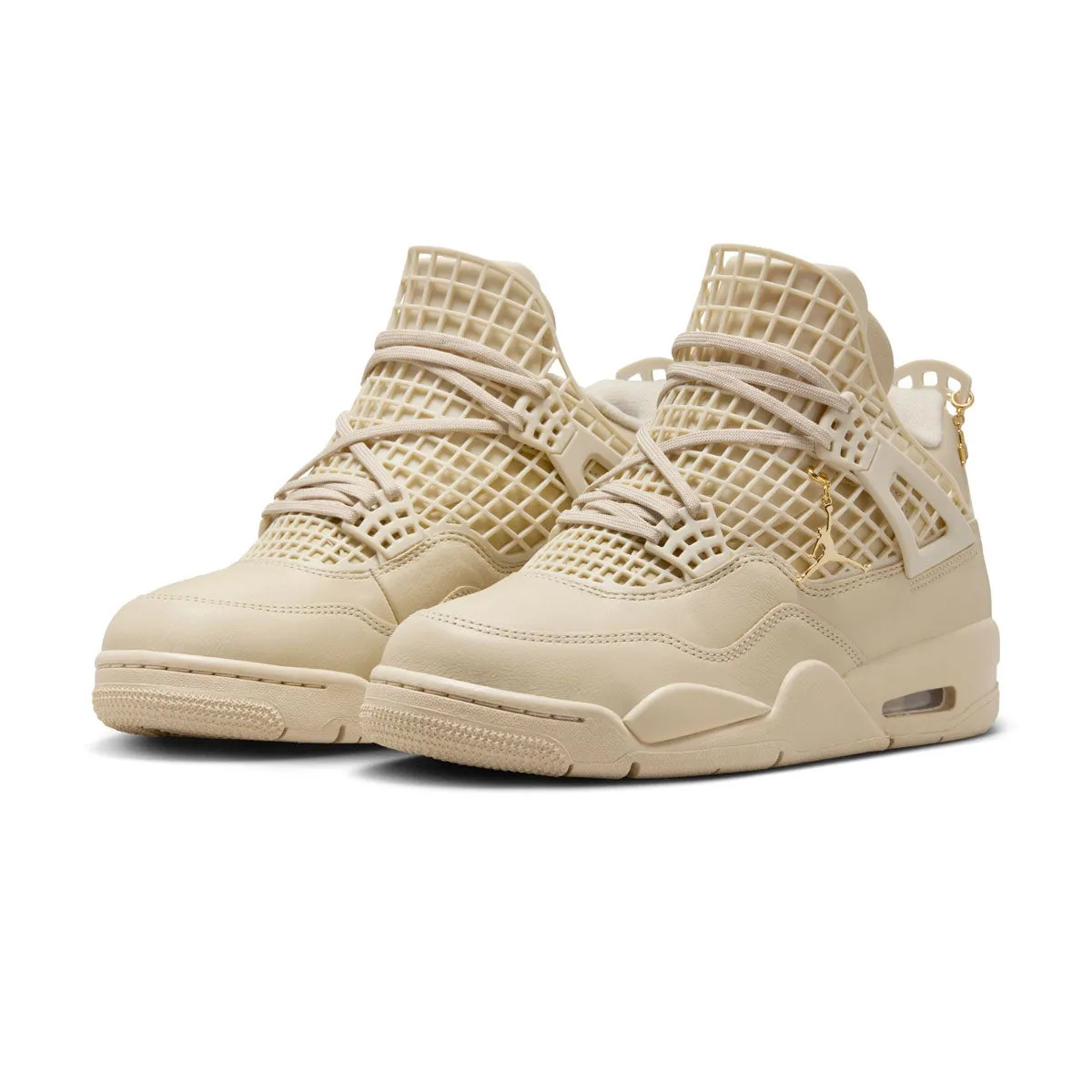 Wmns Air Jordan 4 Net 'Rattan' Active Steps