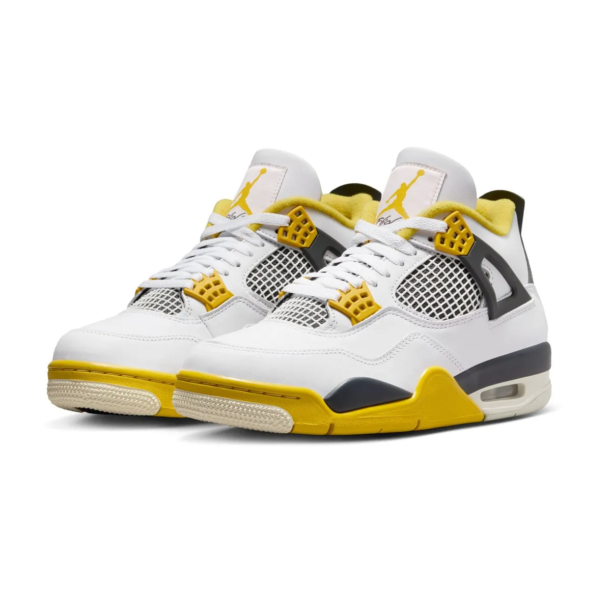 Touch Soft Rain Path Wmns Air Jordan 4 'Vivid Sulfur'