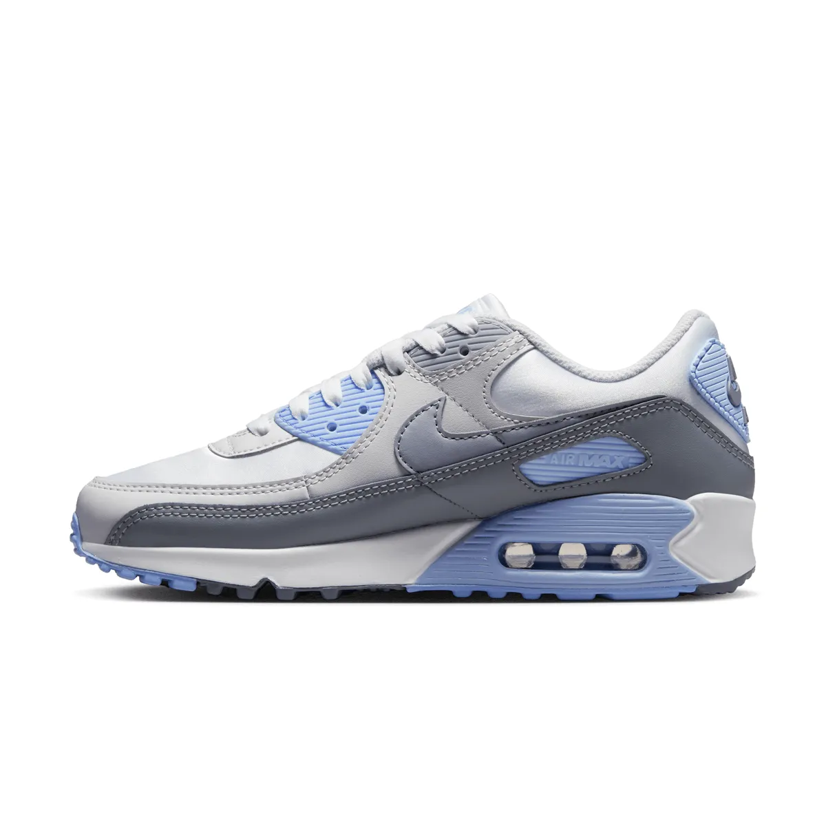 Wmns Air Max 90 'Grey Light Blue' Lifestyle Pick Balanced Style