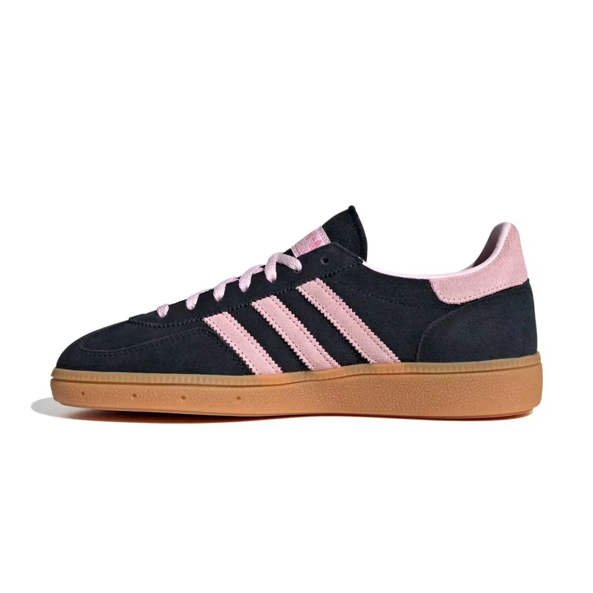 Wmns Handball Spezial 'Core Black Clear Pink' hook and loop closure Arch Care