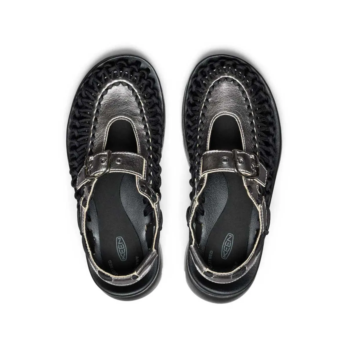 Test Step Vent Zones Wmns Platform Uneek Mary Jane 'Silver Black'