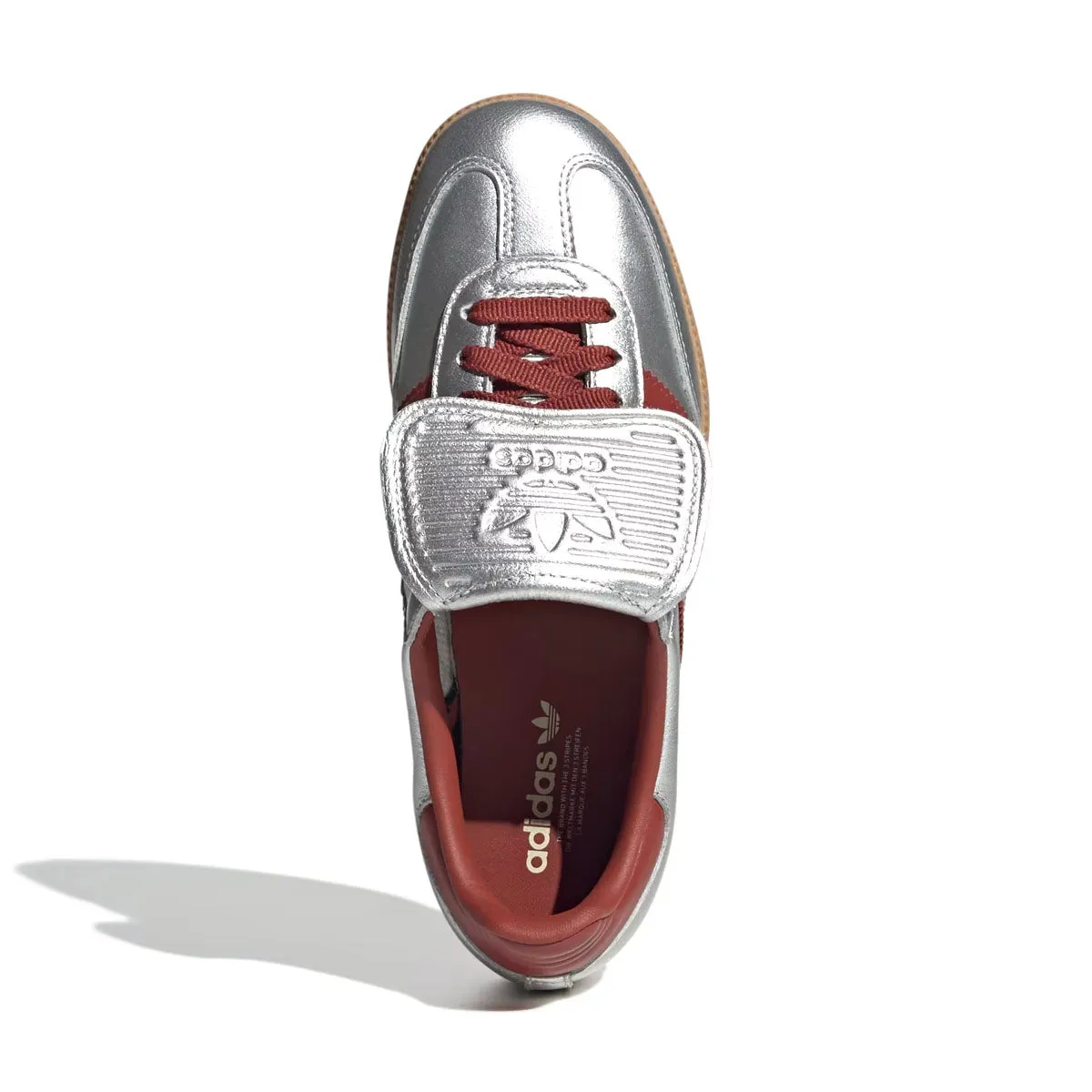 Wmns Samba Long Tongue 'Silver Metallic Preloved Ruby' Solid Hold