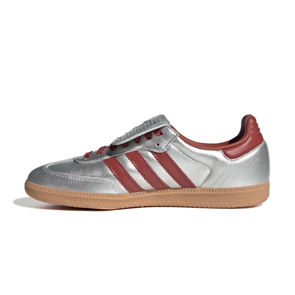 Toe Protection Wmns Samba Long Tongue 'Silver Metallic Preloved Ruby'