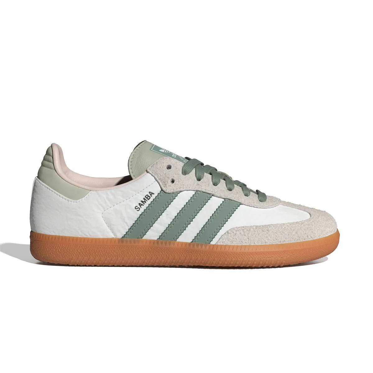 Wmns Samba OG 'White Silver Green' Stable Support