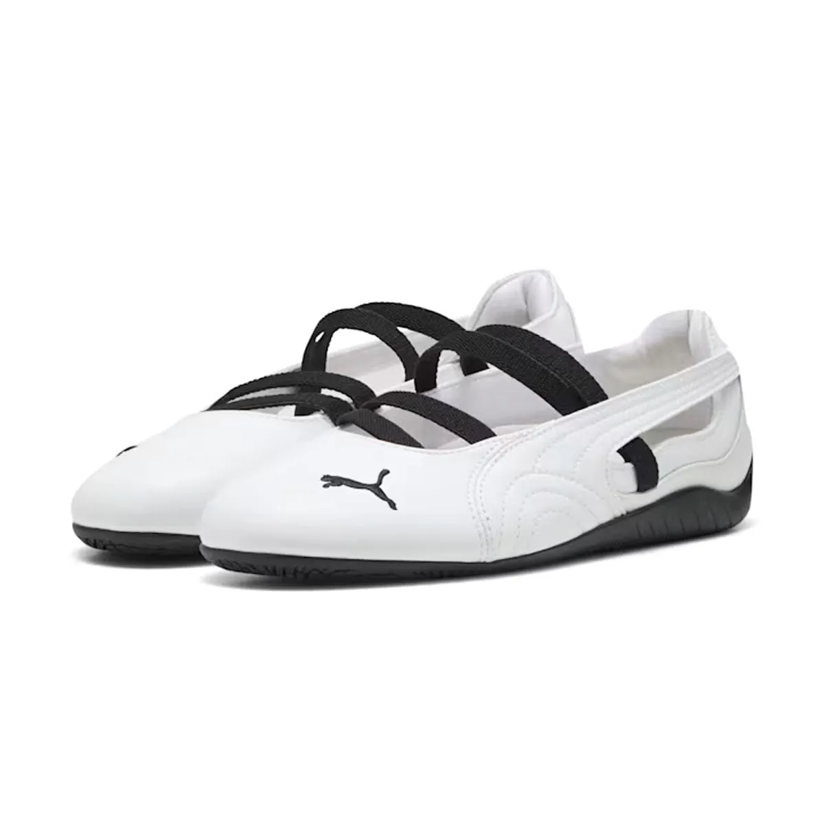 Sunny Wear Wmns Speedcat Ballet Leather 'White Black'