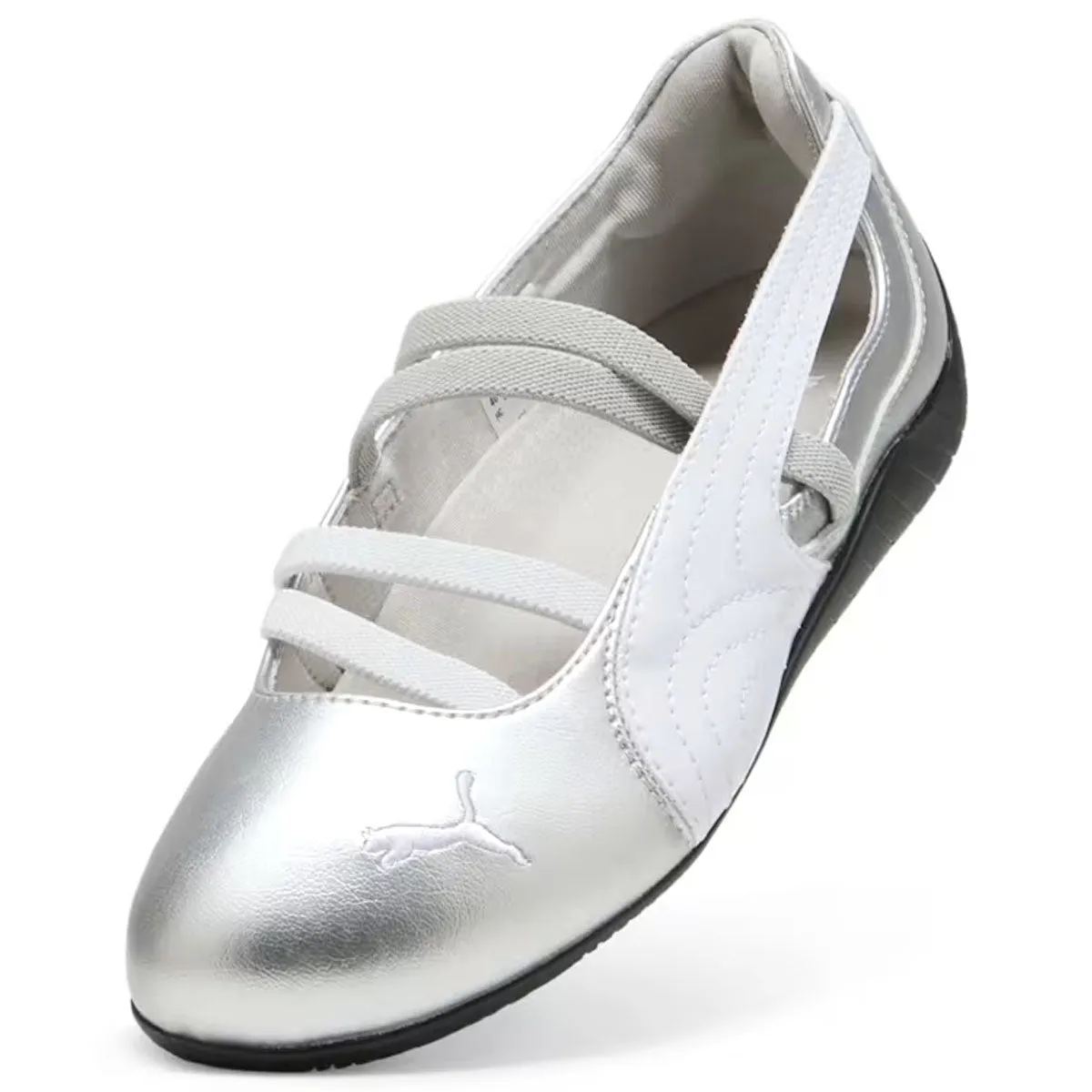 Wmns Speedcat Ballet 'Puma Silver White' Street Run Stylish Motion