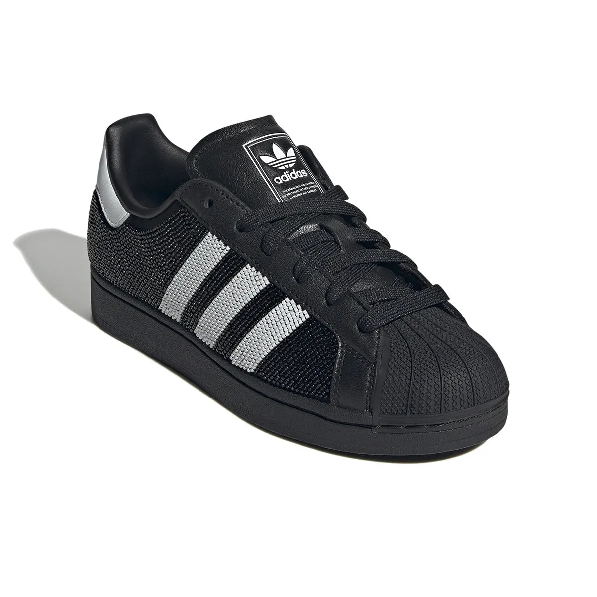 Wmns Superstar 'Beads Black White' Comfy Interior Sand Jog