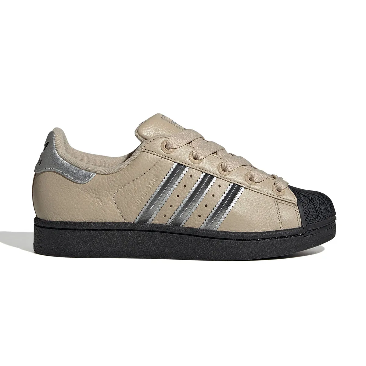 Wmns Superstar II 'Stone Khaki Silver Metallic' Urban Flex Lightweight Step