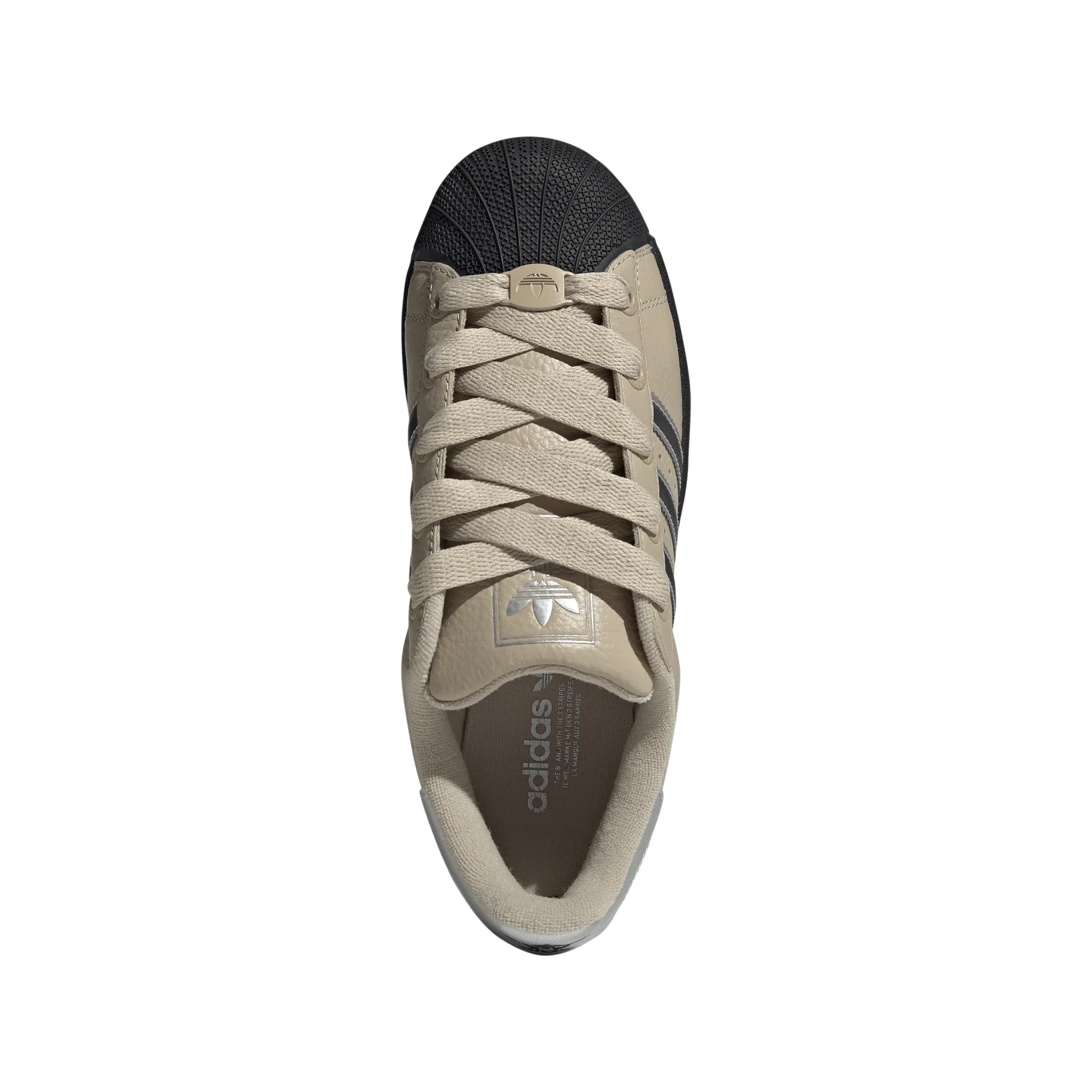 Wmns Superstar II 'Stone Khaki Silver Metallic' Durable Base Lake Jog