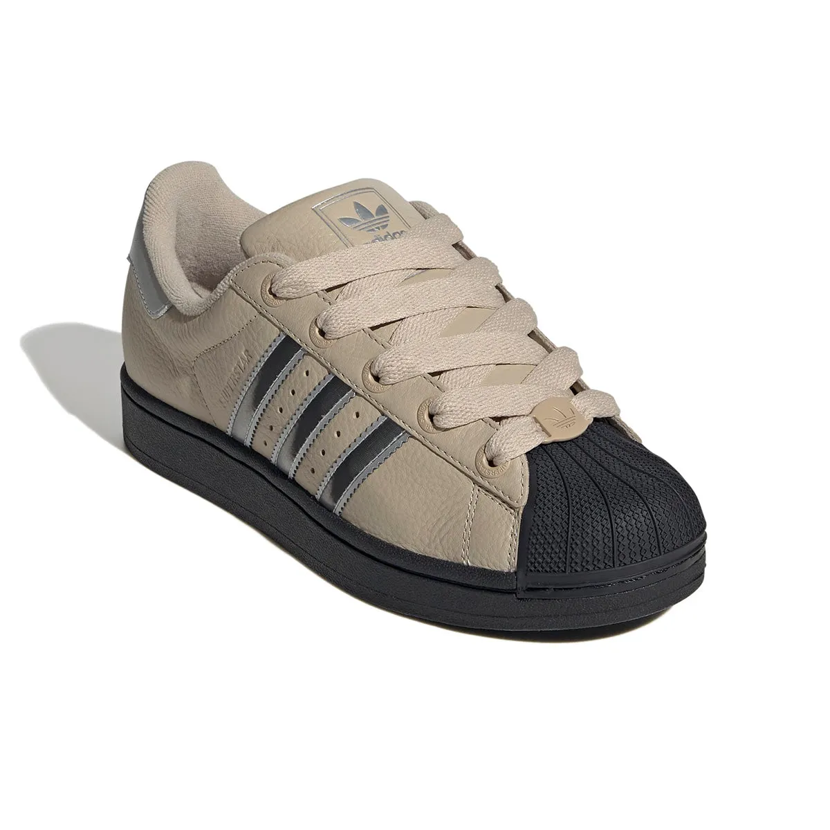 Coffee Run Wmns Superstar II 'Stone Khaki Silver Metallic'