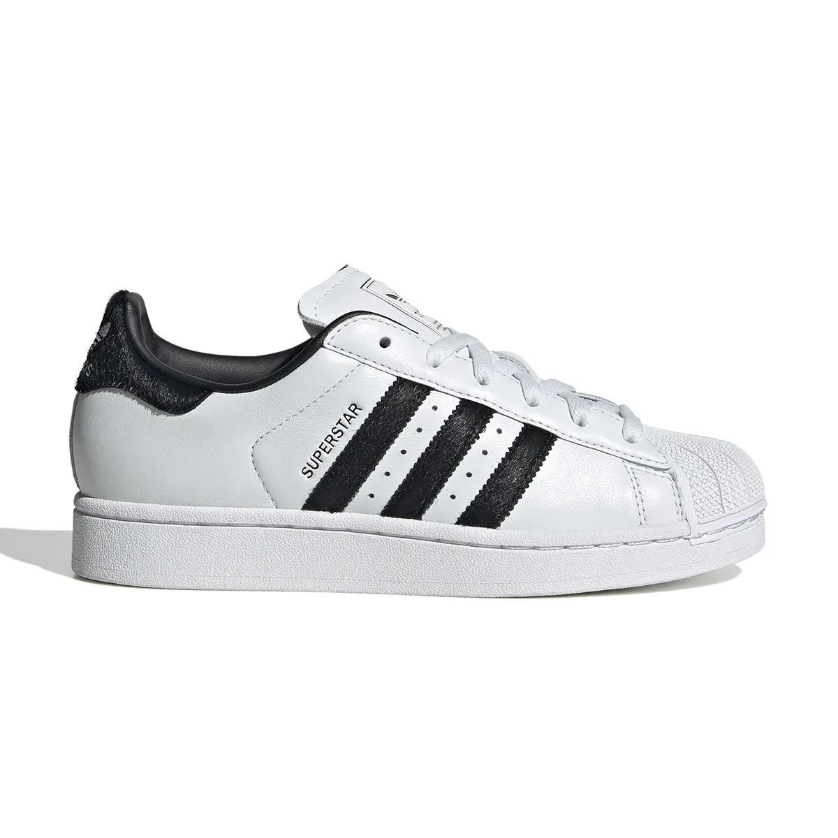 Wmns Superstar II 'White Black Pony' Style Neutral Tide Jog