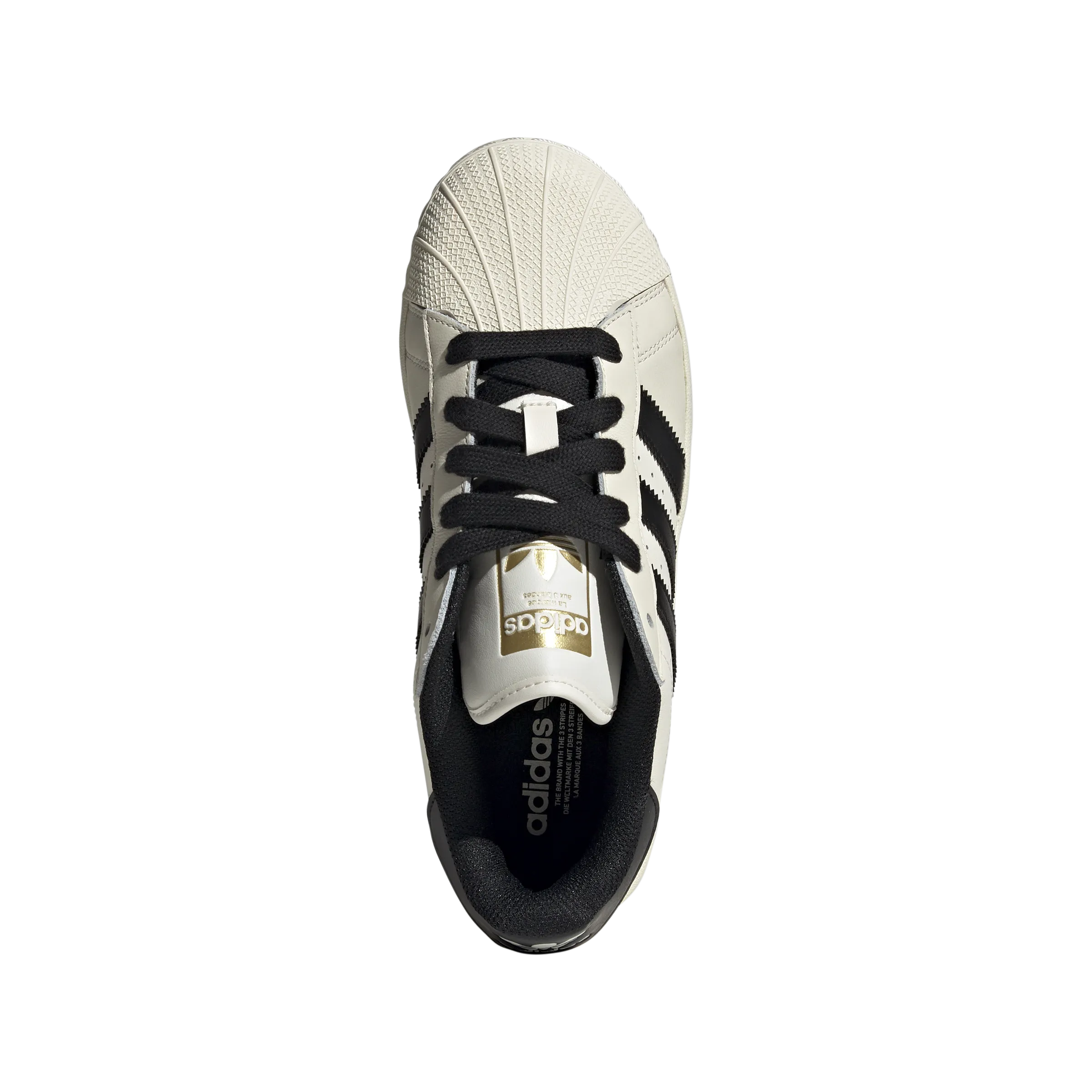 Neat Lines Ride Friendly Wmns Superstar XLG 'Cream White Core Black'
