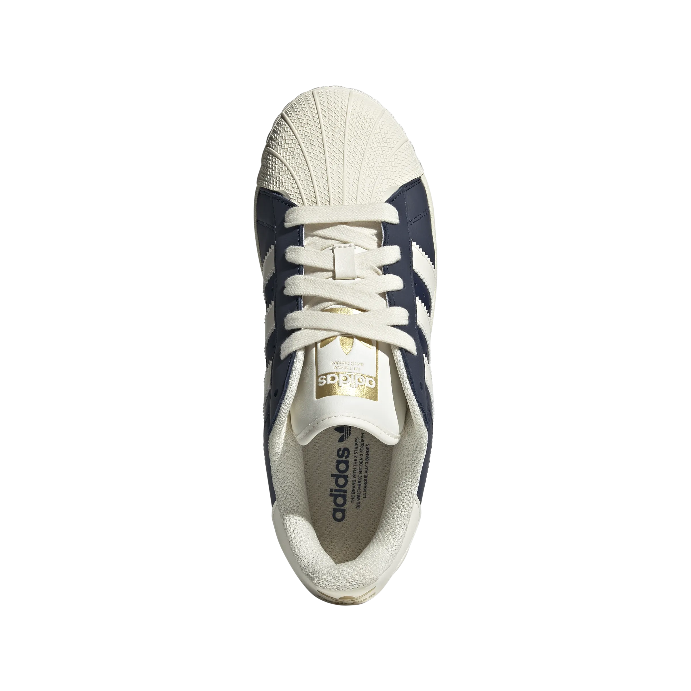 Trend Fit Ergonomic Fit Wmns Superstar XLG 'Night Indigo Cream White'