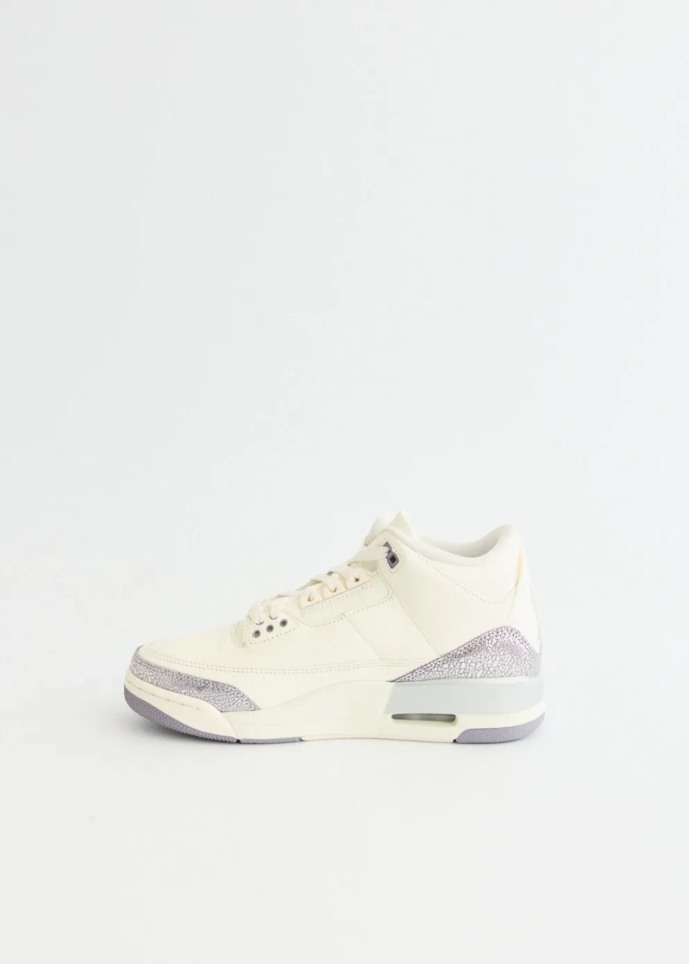 Women's Air Jordan 3 Retro 'Sail Cement Grey' Sneakers Premium Walk Star Jog