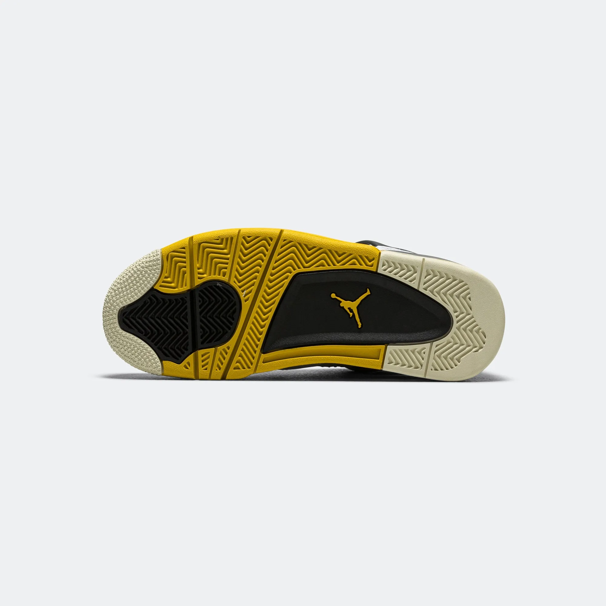 Active Everyday Womens Air Jordan 4 Retro - White/Coconut Milk-Vivid Sulfur