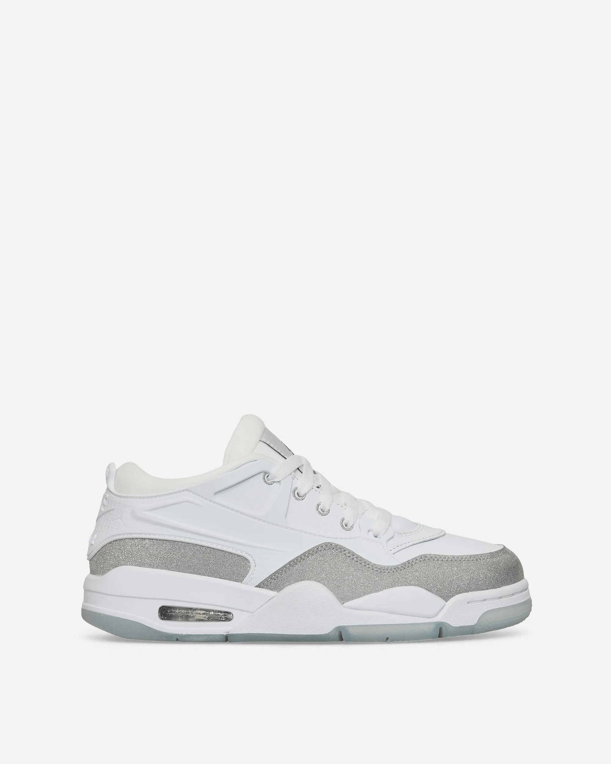 Women's Air Jordan 4 RM Sneakers White / Metallic Silver Work Day Fit Effortless Look