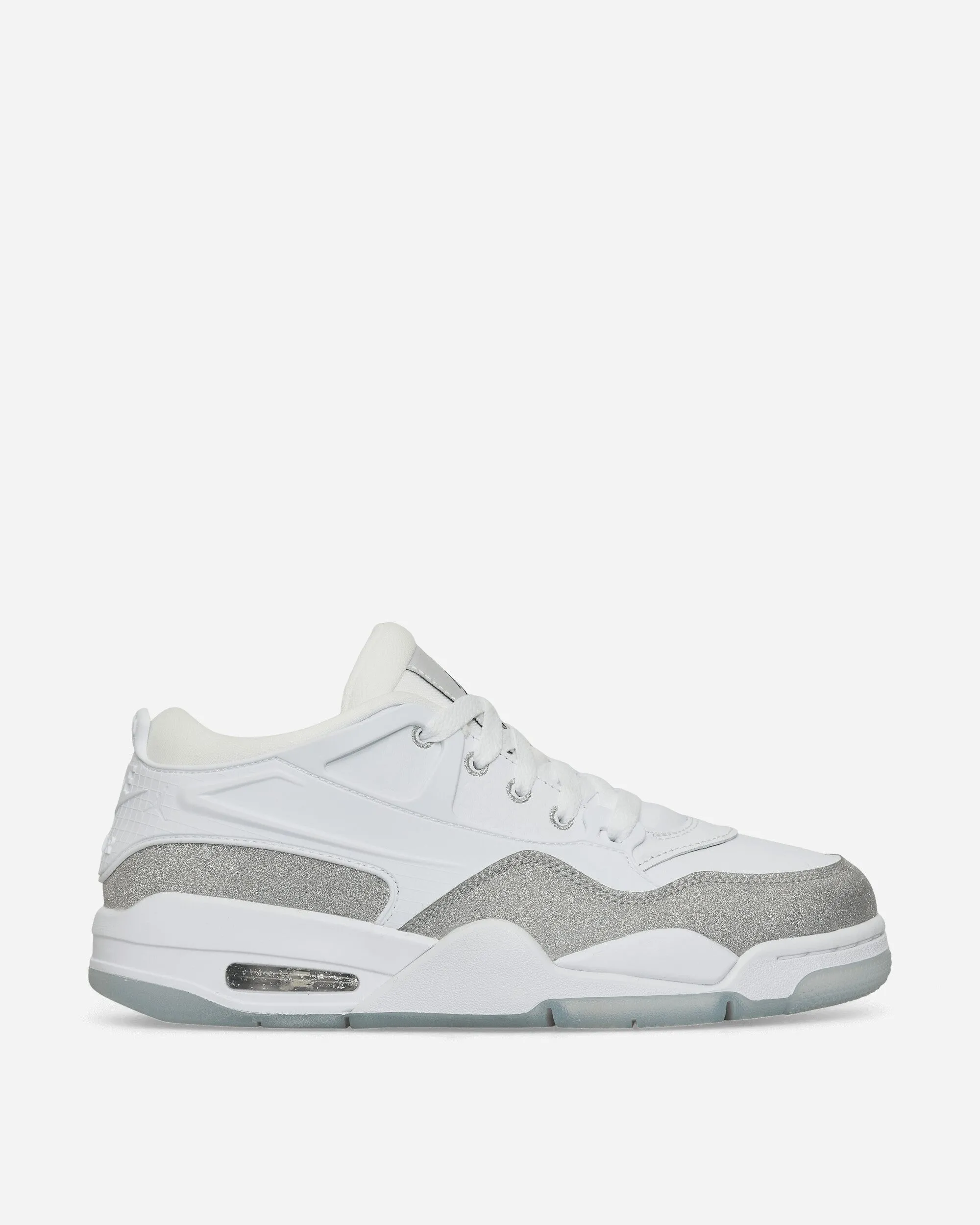 Effortless Look group run Women's Air Jordan 4 RM Sneakers White / Metallic Silver