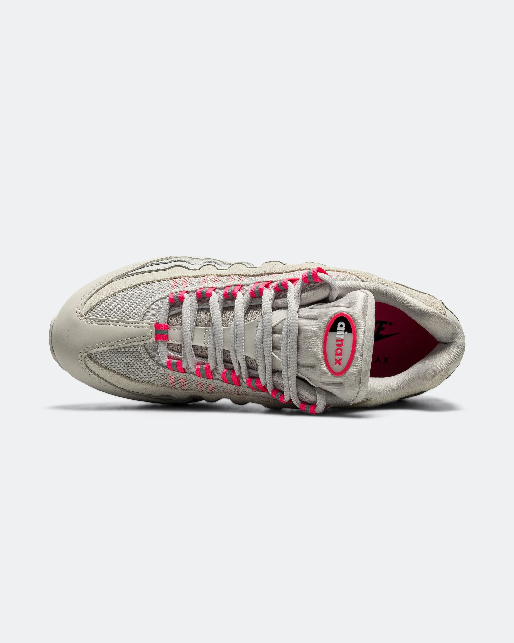 Womens Air Max 95 Big Bubble - Vast Grey/Hyper Pink-Pure Platinum Stretchy Material Abrasion Resistant Fabric