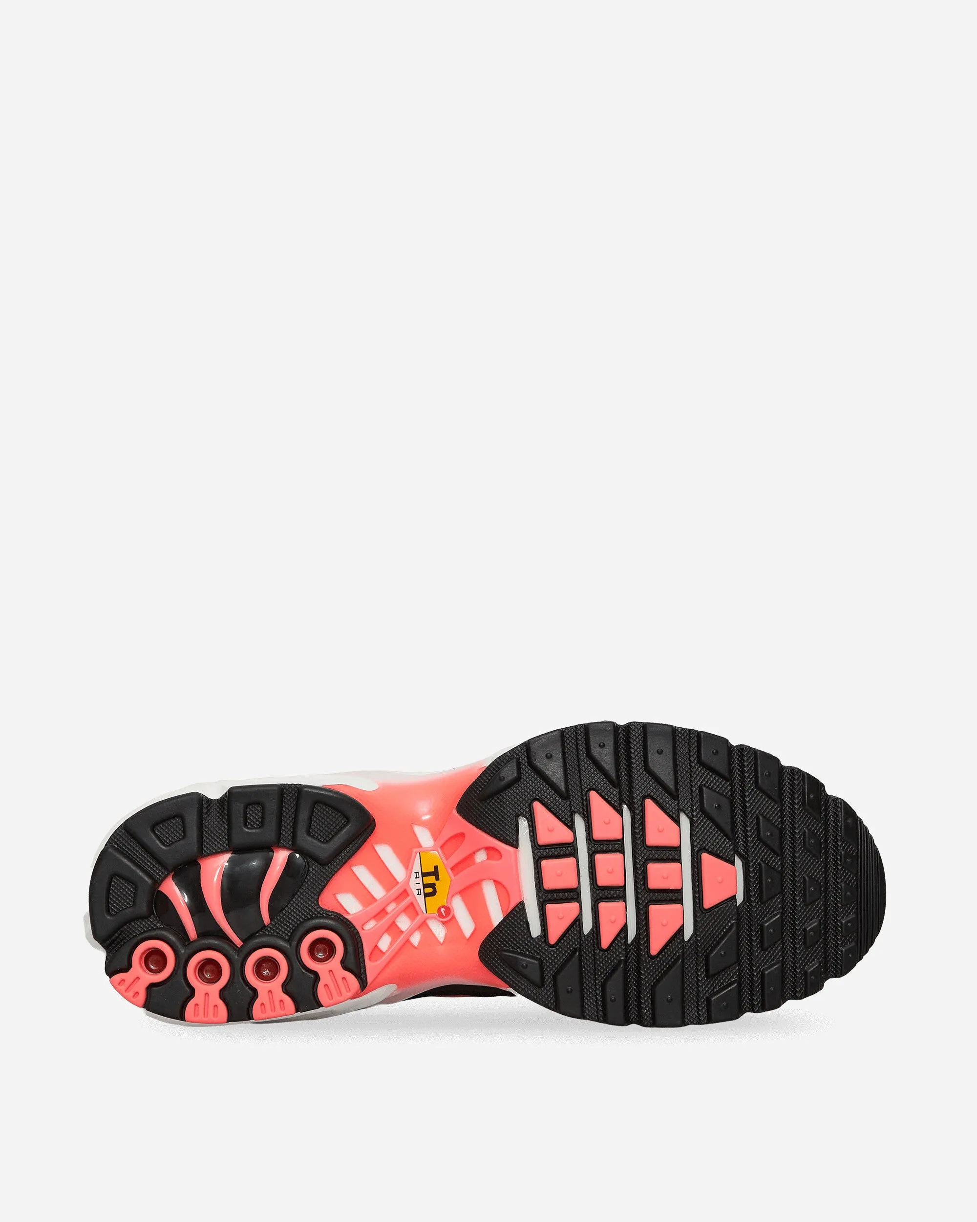 Women's Air Max Plus Sneakers Black / Hot Punch Roll Hike Support Zones