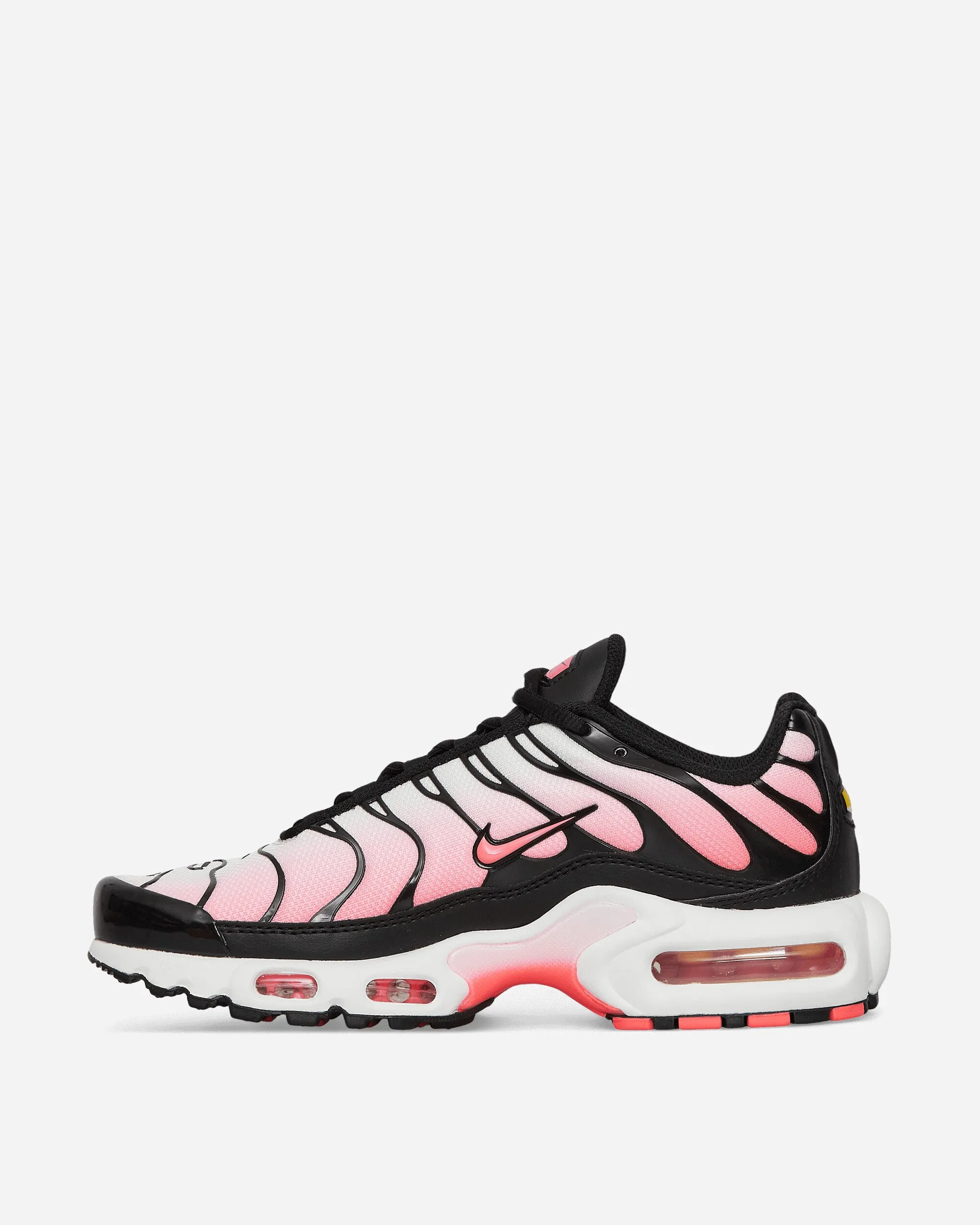 Women's Air Max Plus Sneakers Black / Hot Punch Simple Style Sandal Style