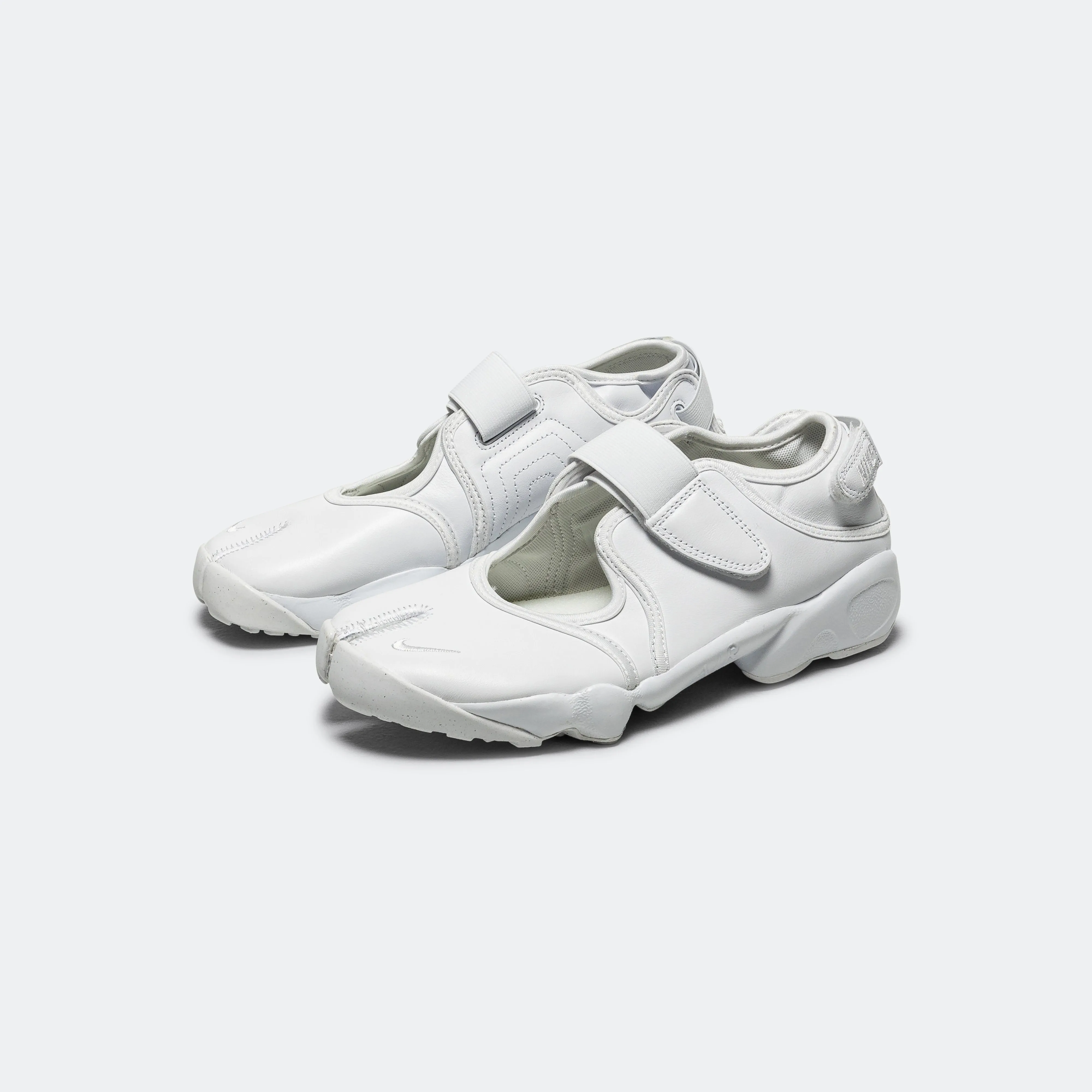 Womens Air Rift - White/White-Black Intense Workout Simple Form