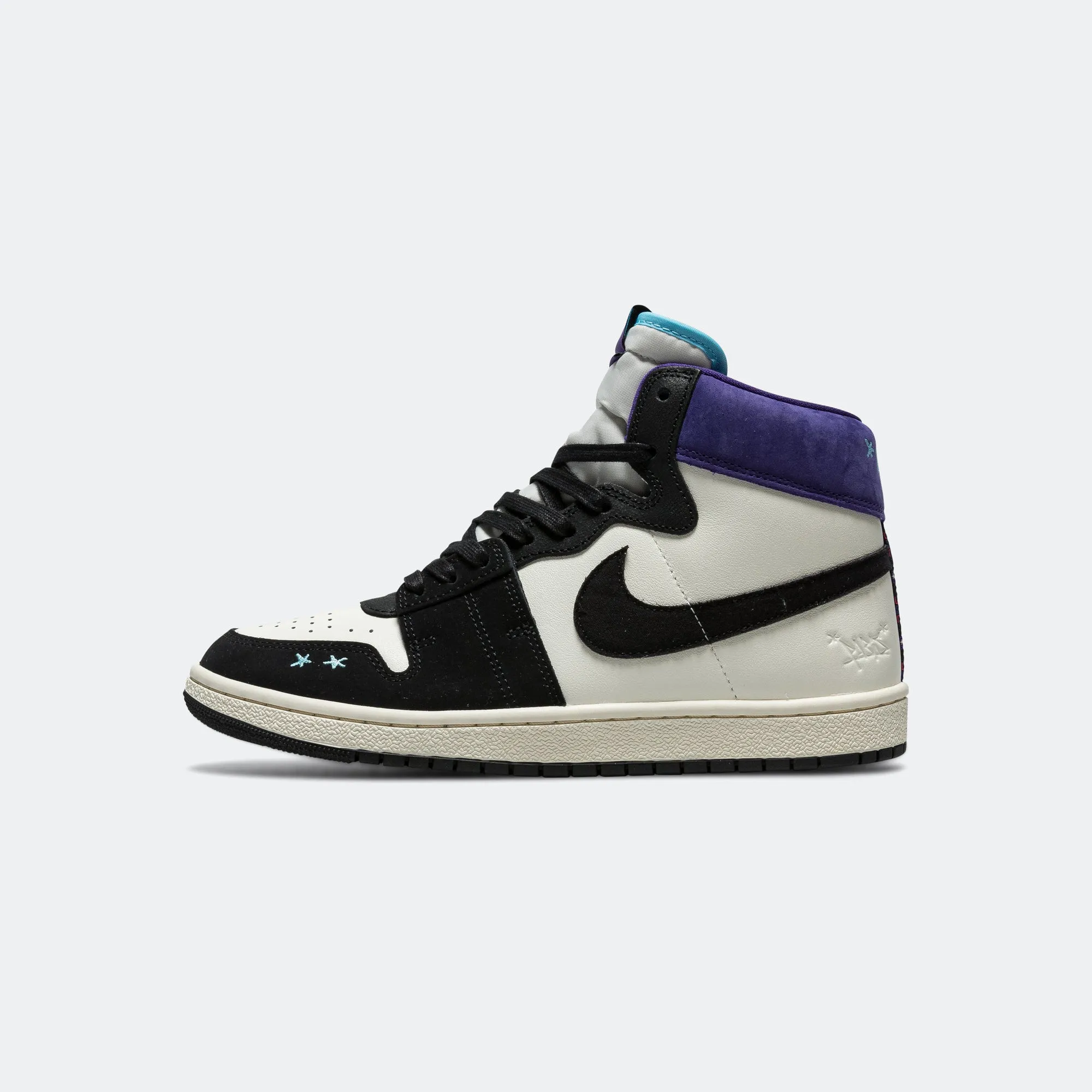 Quiet Ground Womens Air Ship PE SP x Opium - Sail/Blue Chill-Black-Court Purple