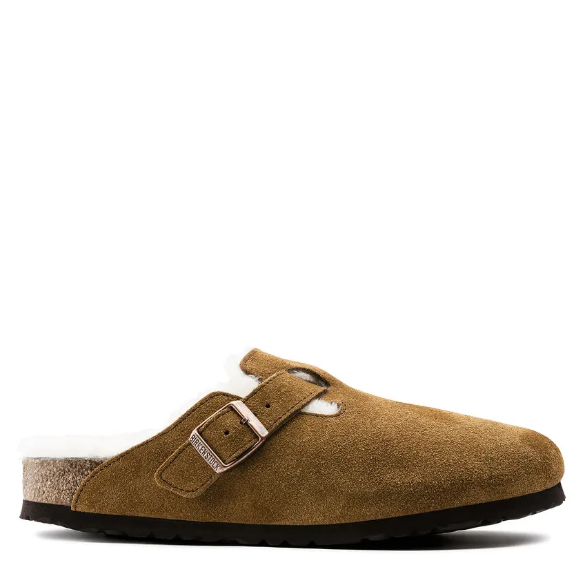 Women's Boston Shearling Comfortable ankle TPU sole