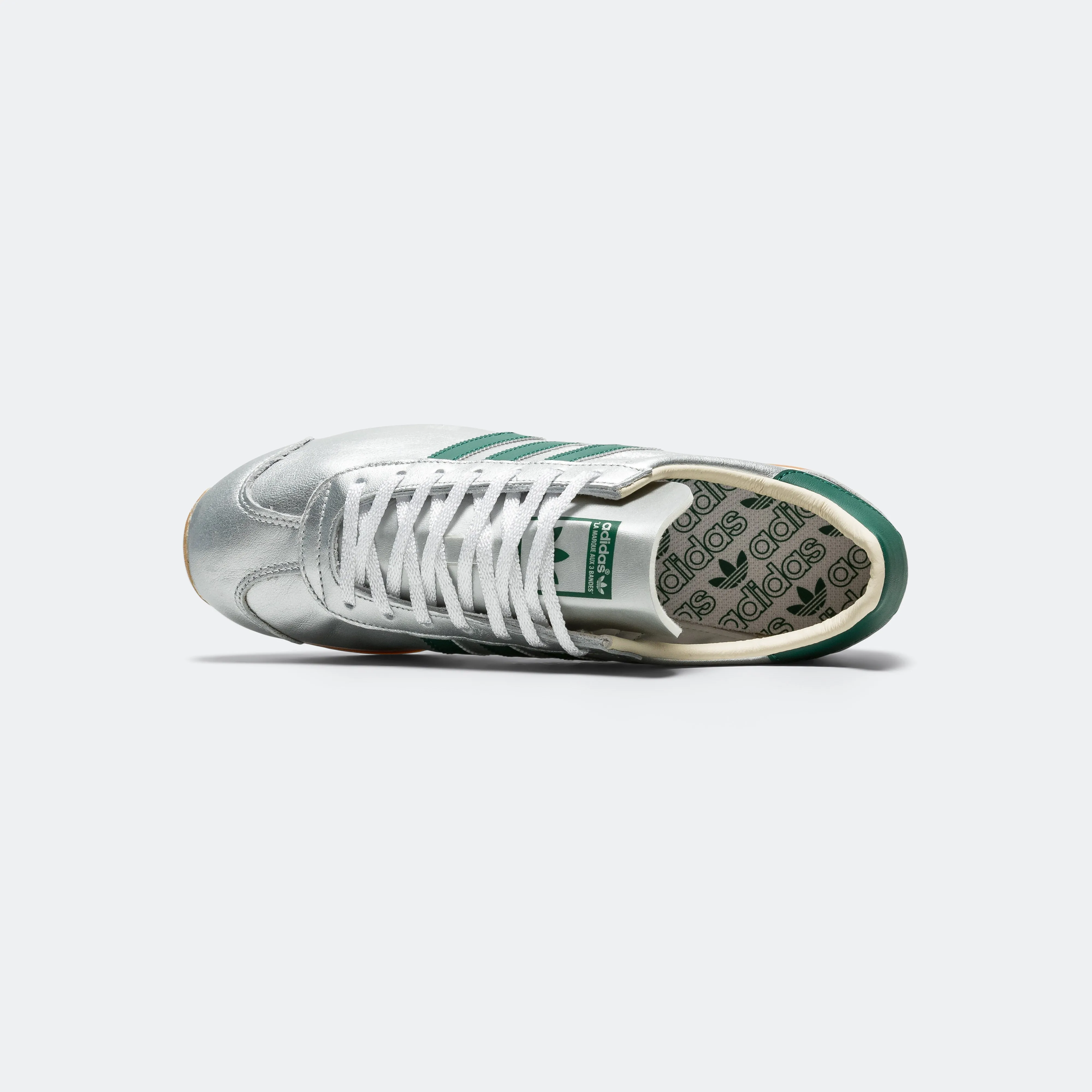 Arch Support Design Womens Country OG - Silver Metallic/Collegiate Green