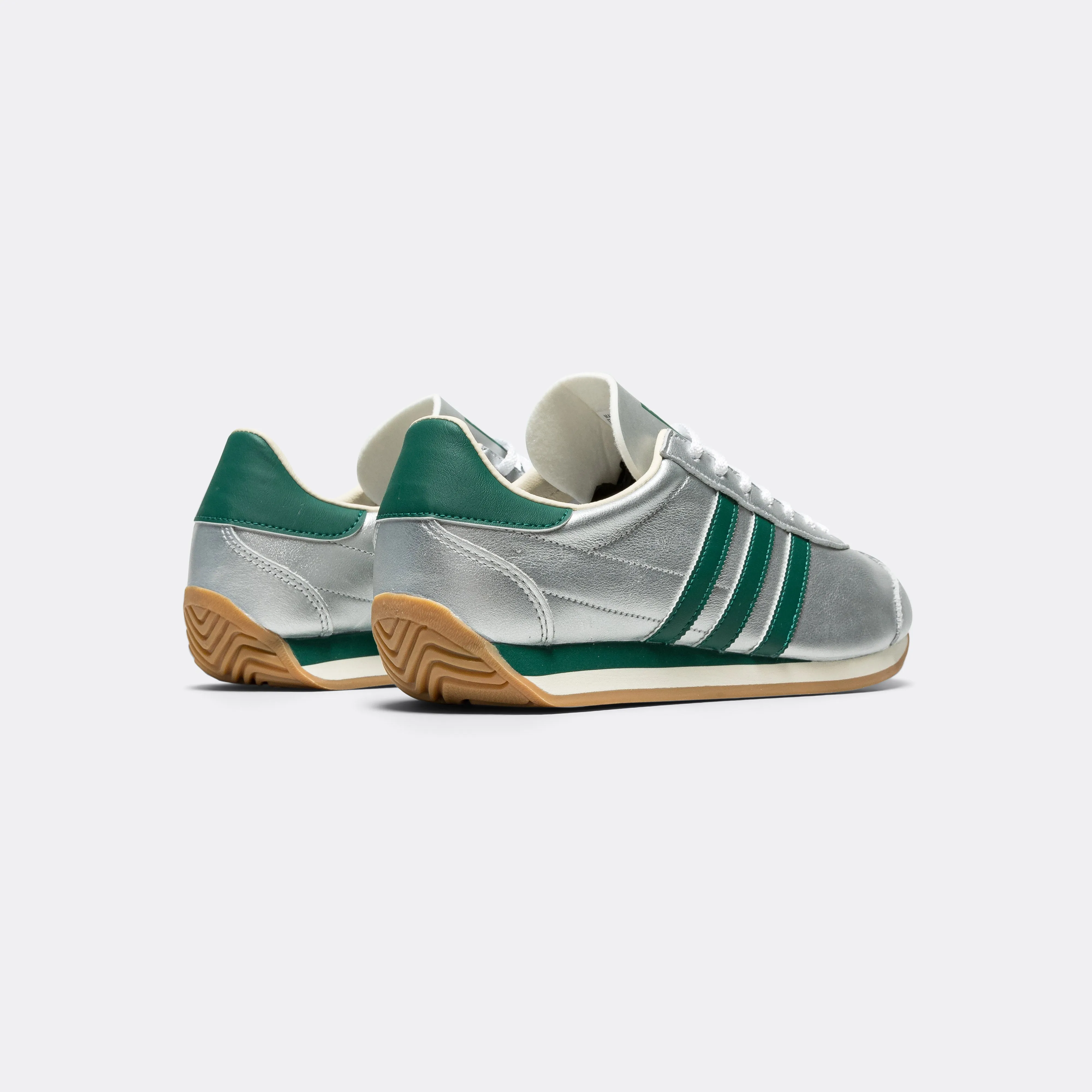 Cool Design Womens Country OG - Silver Metallic/Collegiate Green