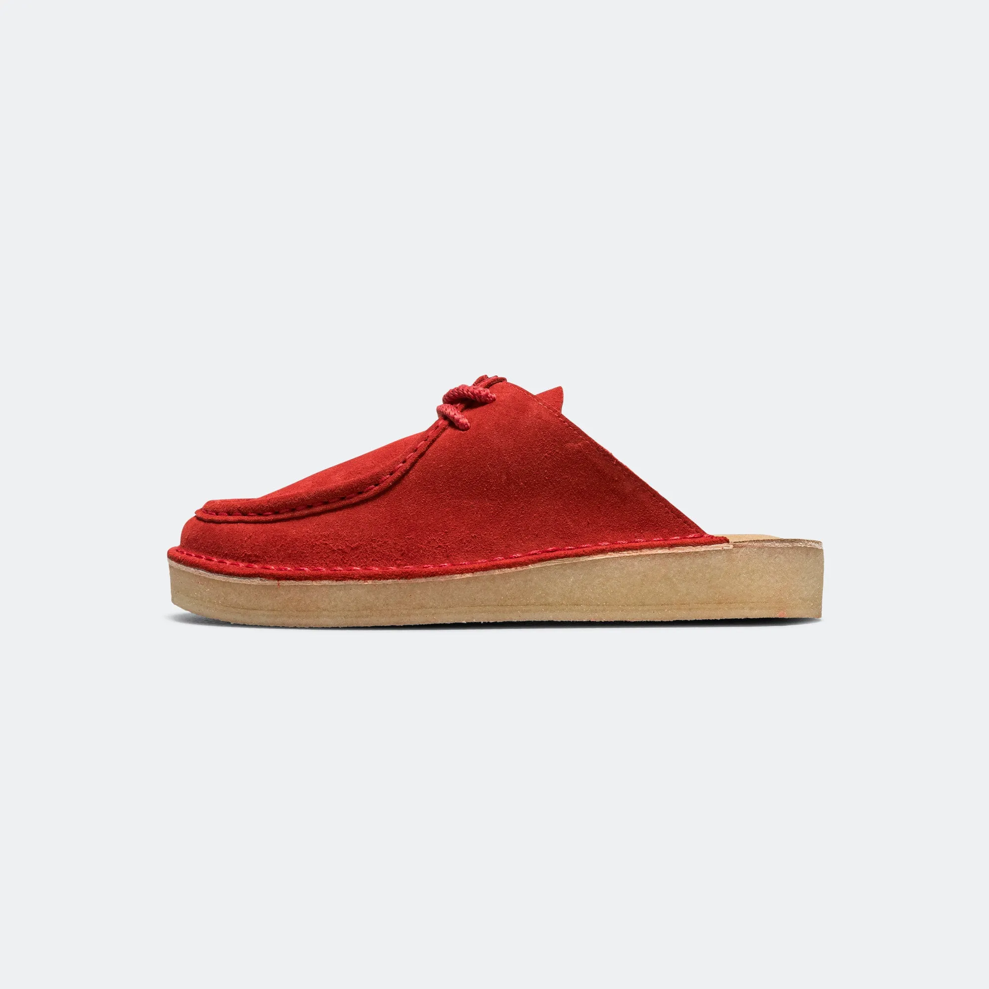Foam Flex Womens DSRTNomad Mule - Red Suede