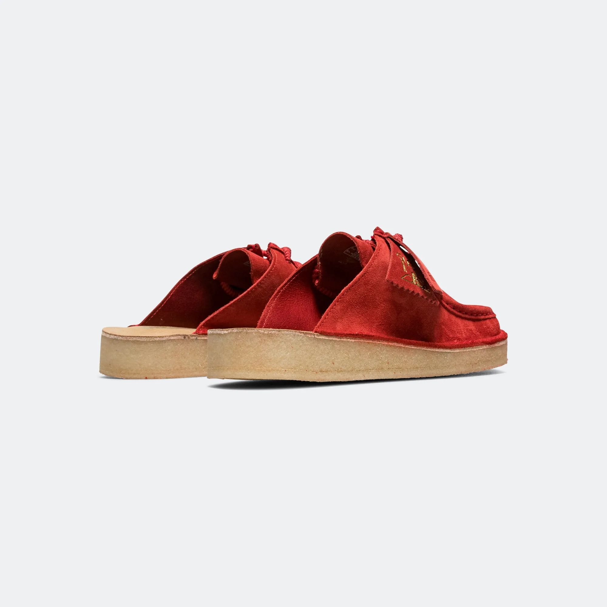 Energy   Returning Cozy Motion Womens DSRTNomad Mule - Red Suede