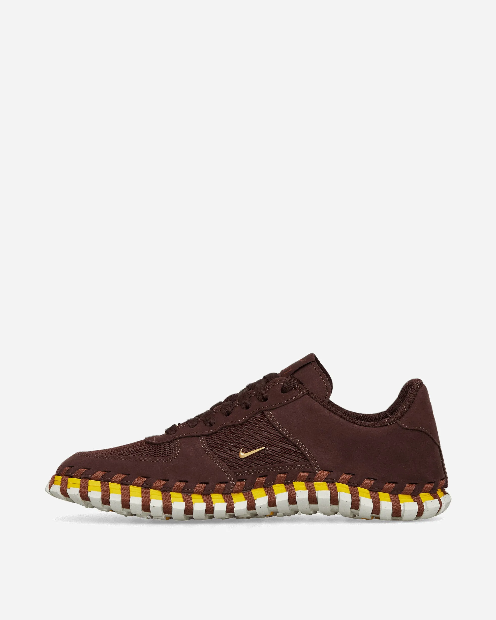 Fashionable Walk Women's JACQUEMUS J Force 1 Low LX Sneakers Earth / Metallic Gold