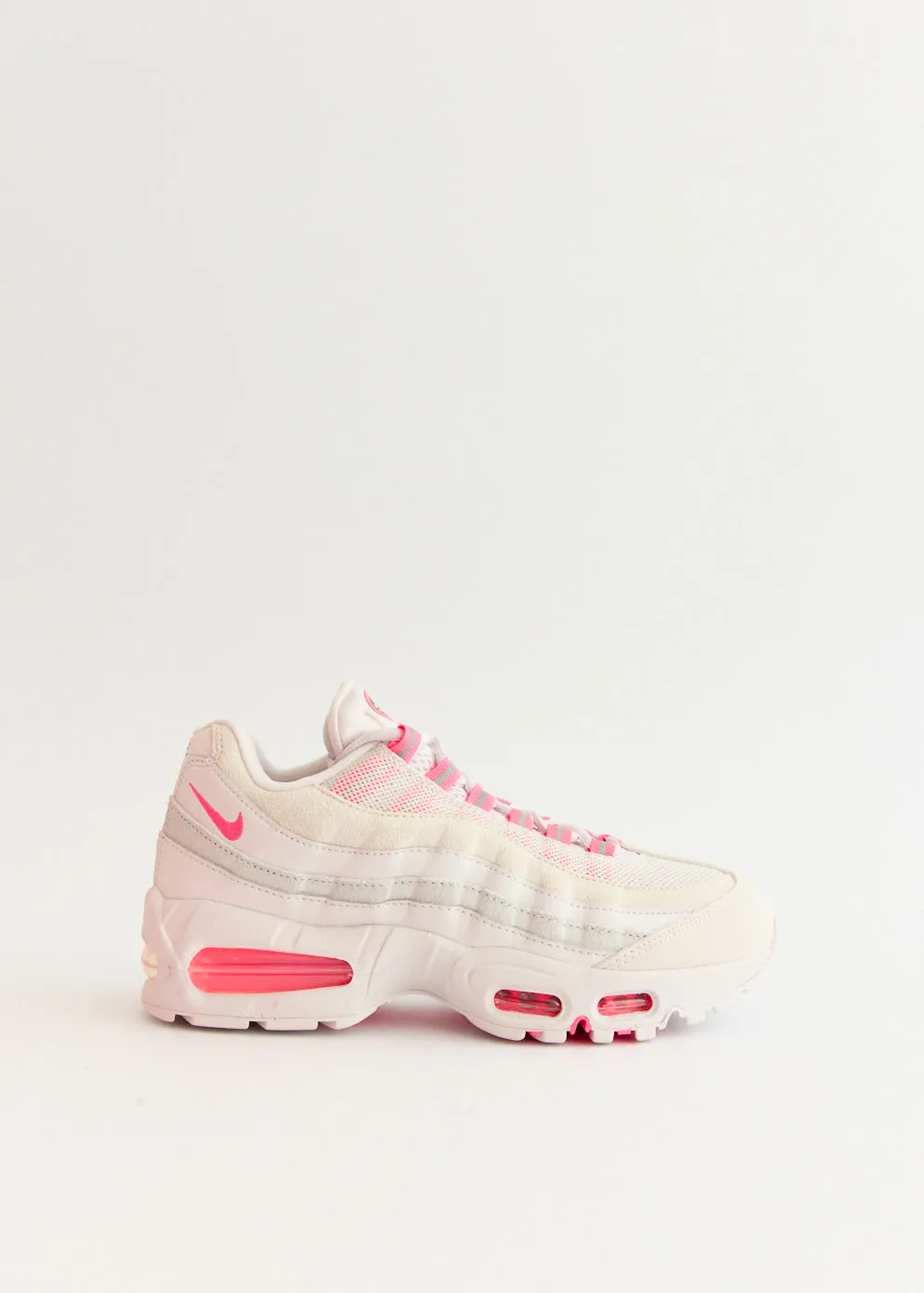 Herd Hike Leather Material Comfort arch Women's Nike Air Max 95 'Vast Grey' Sneakers