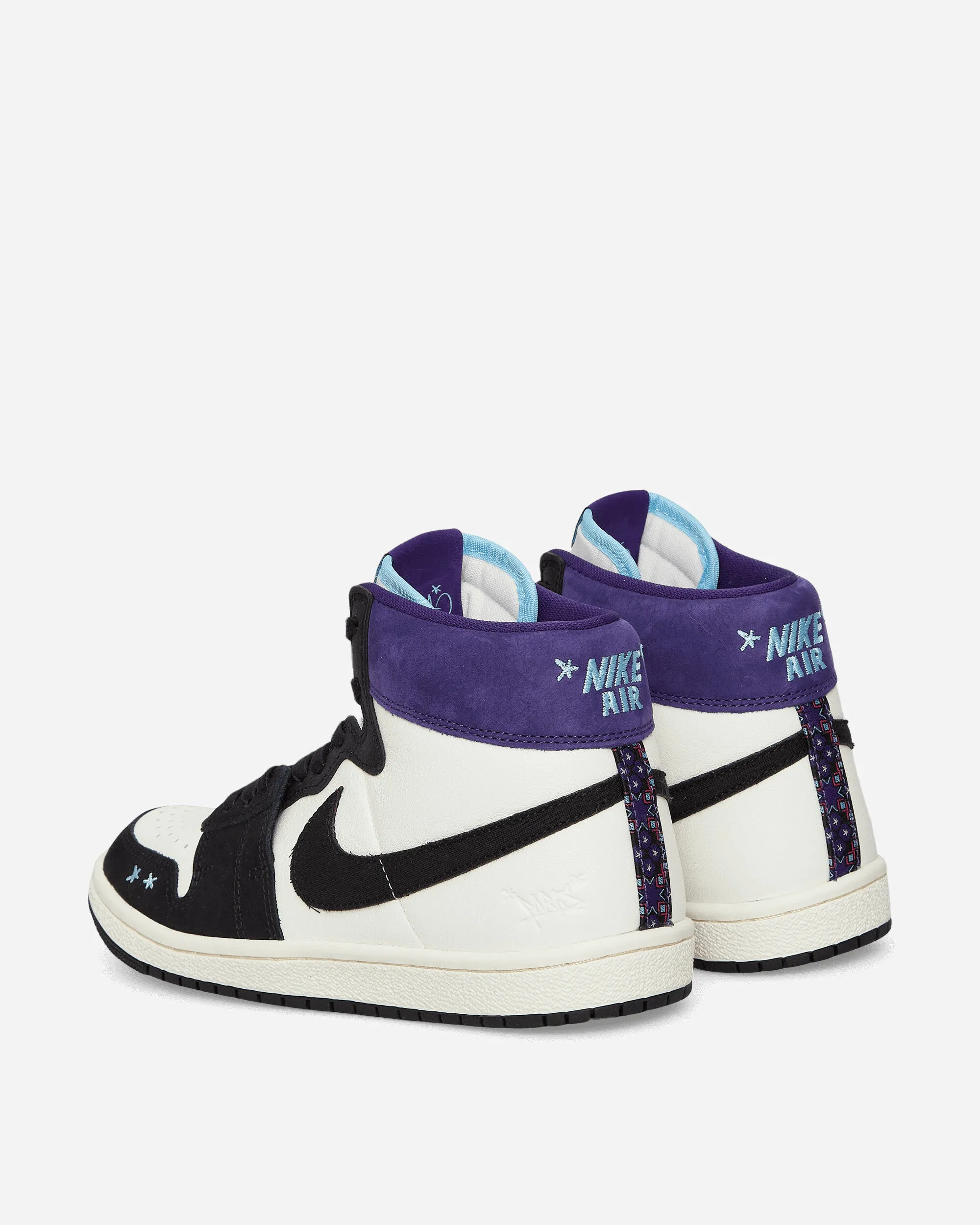 Women's Opium Air Ship SP Sneakers Black / Court Purple Motion Grip