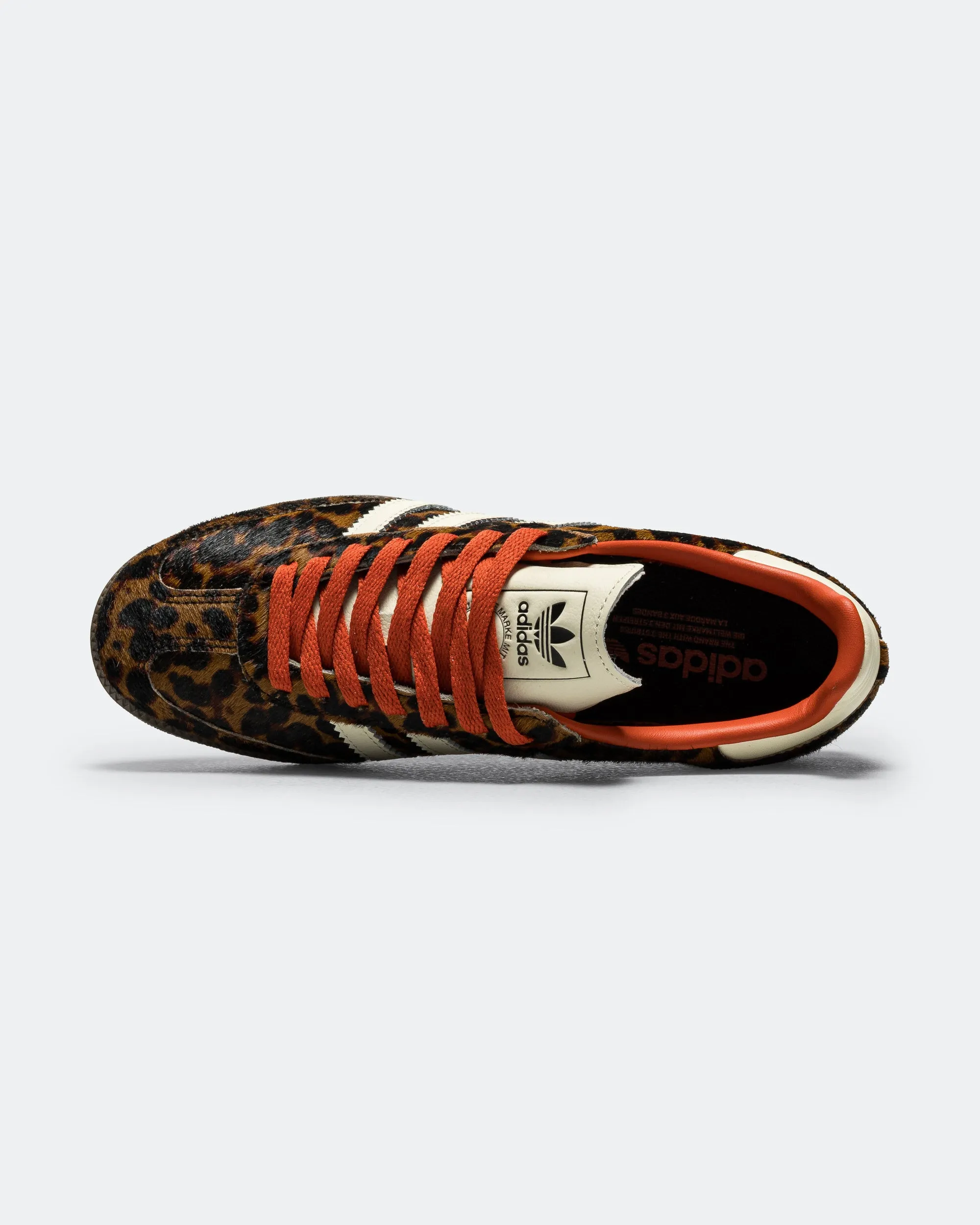 Compression Molded Fashion Fit Womens Samba OG - Core Black/Preloved Red-Cream White