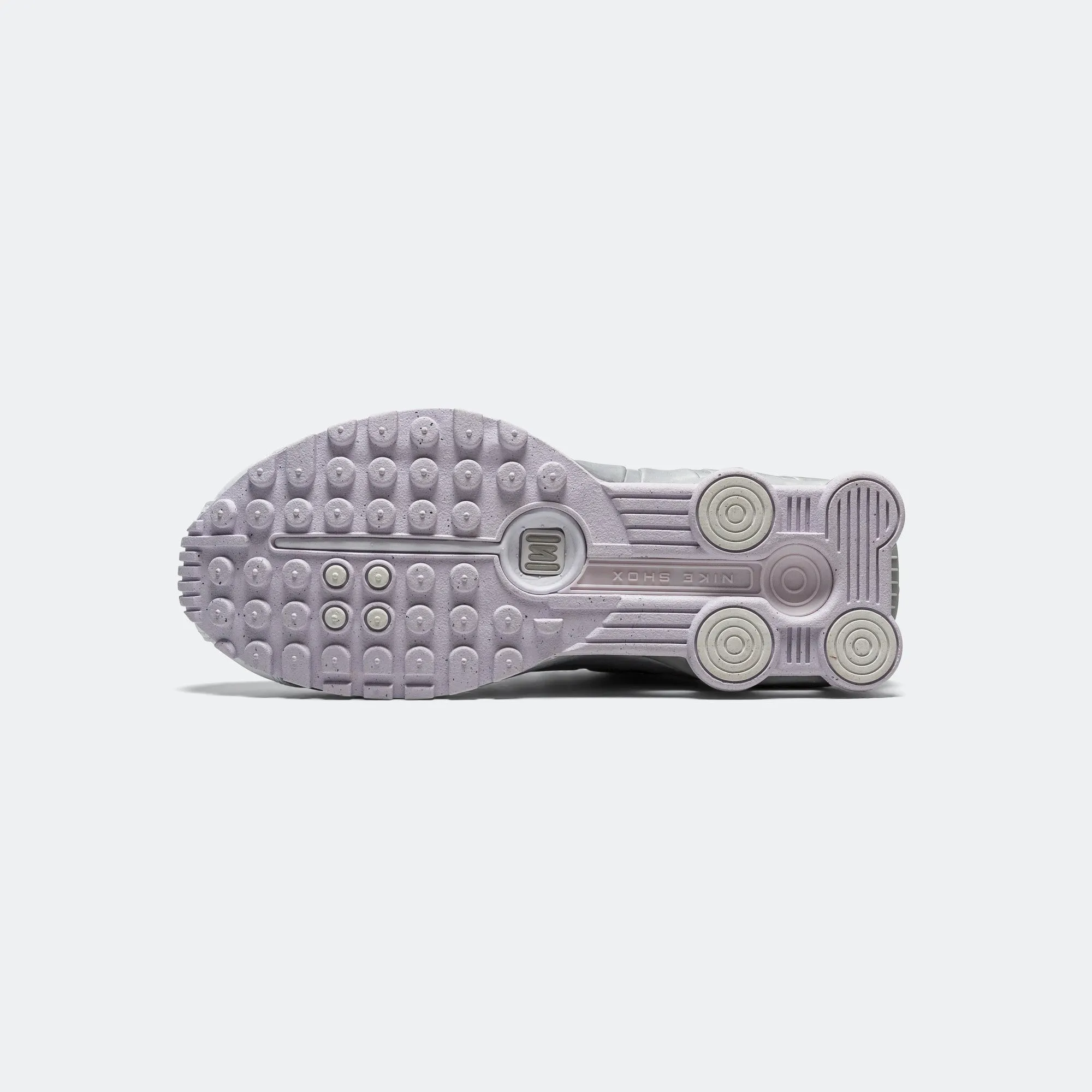 Womens Shox R4 - White/Barely Grape-Metallic Platinum Moisture wicking Lightweight durability