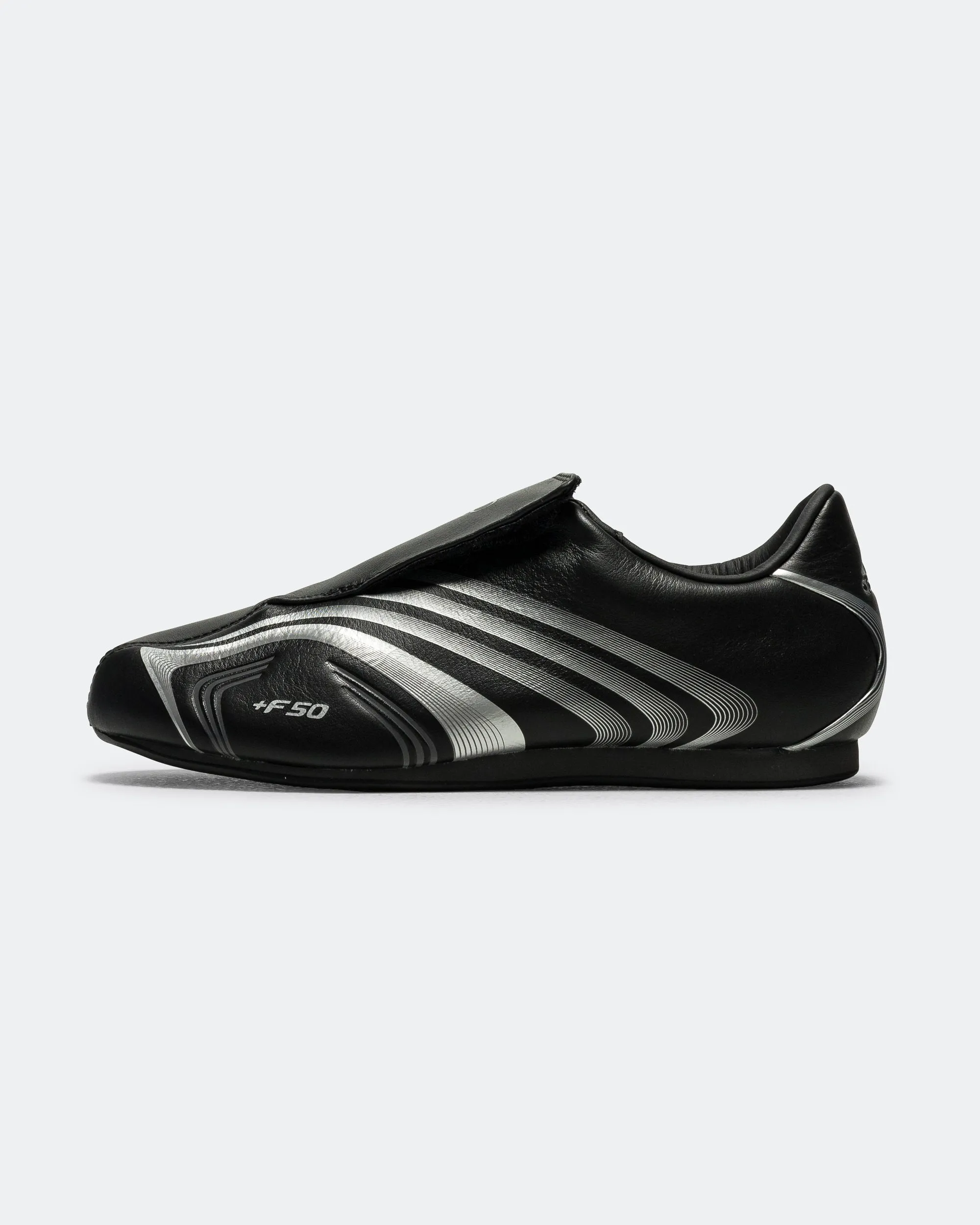 Womens Taekwondo F50 - Core Black/Silver Metallic-Grey Six Trend-setting sole