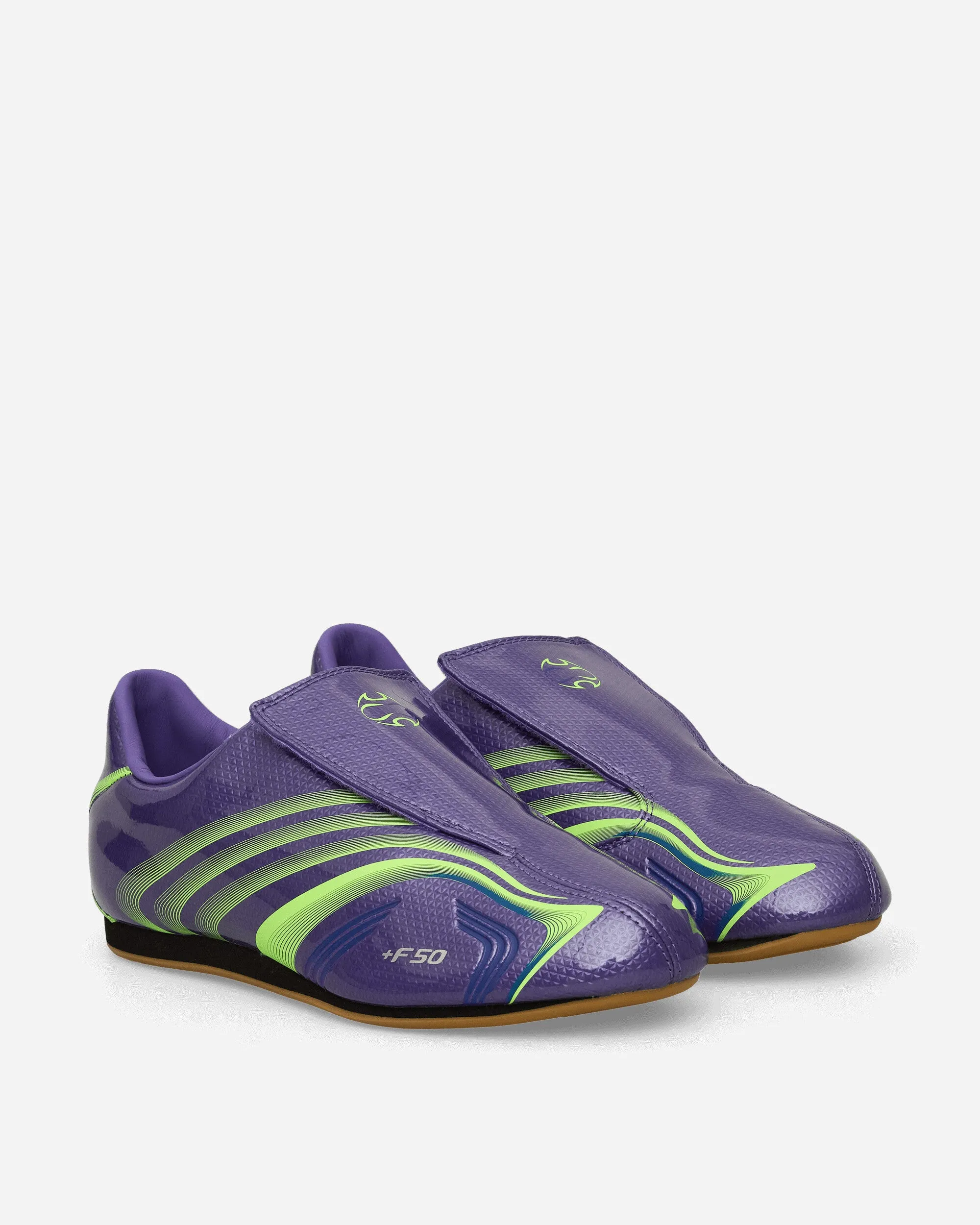 Unisex Design Foldable Build Women's Taekwondo F50 Sneakers Purple Rush / Lucid Lemon